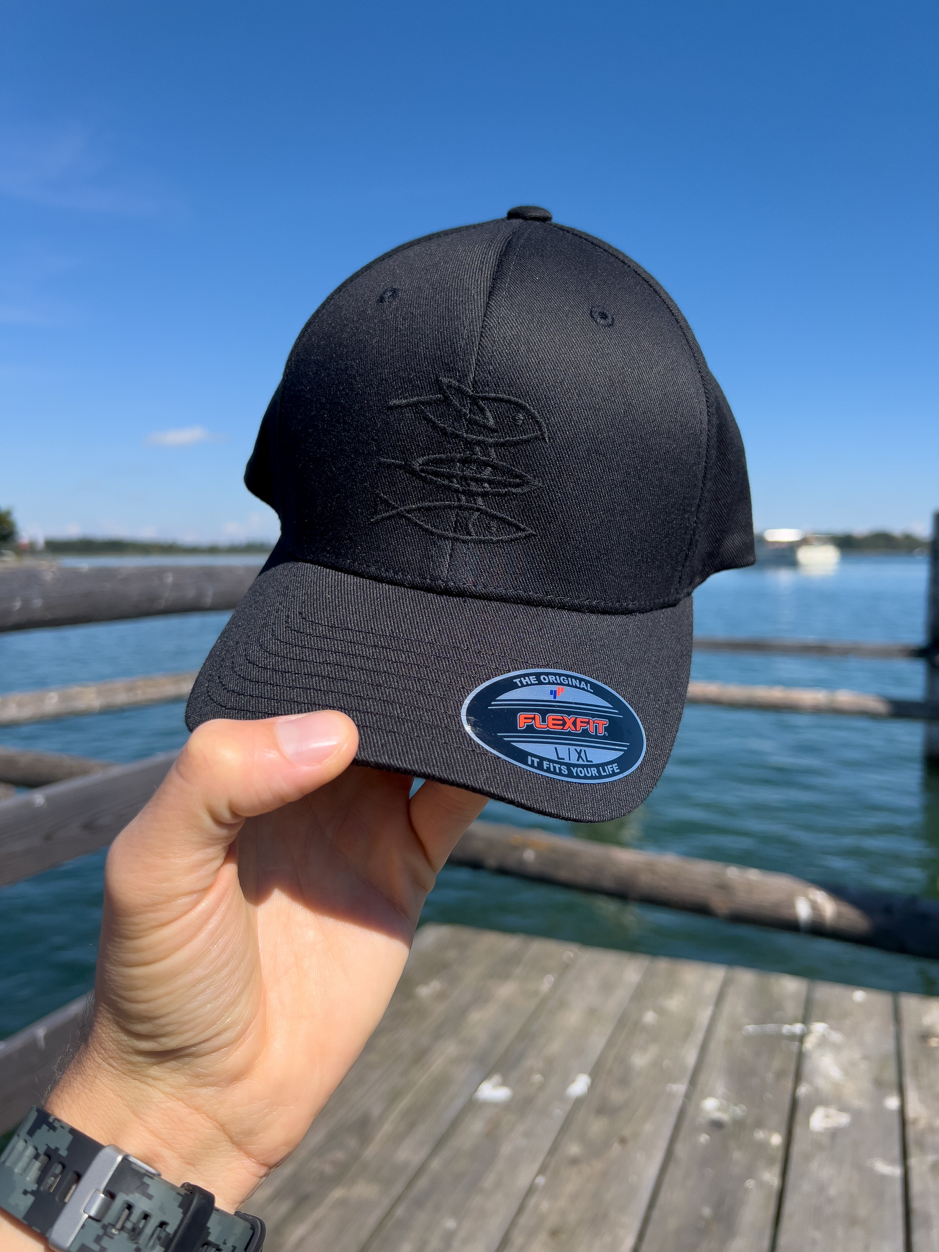 Cap "Mission Erde" black / black