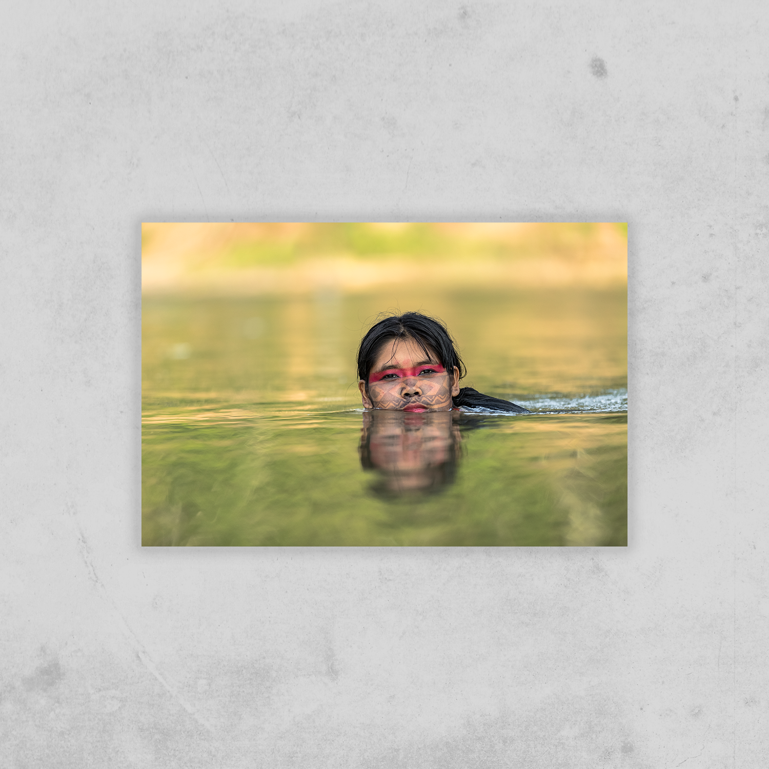 Kaxinawa Mädchen im Amazonas (Fine Art Print 30x45cm)