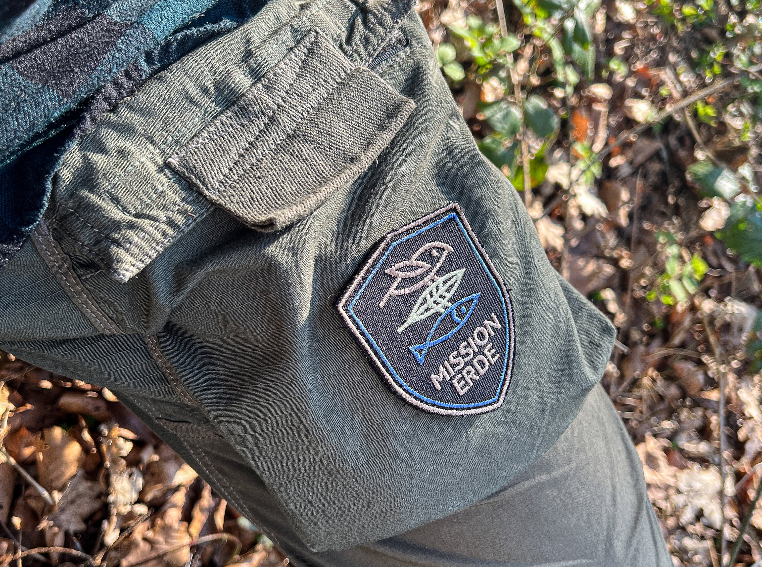 Patch "Mission Erde" Original-Farbvariante