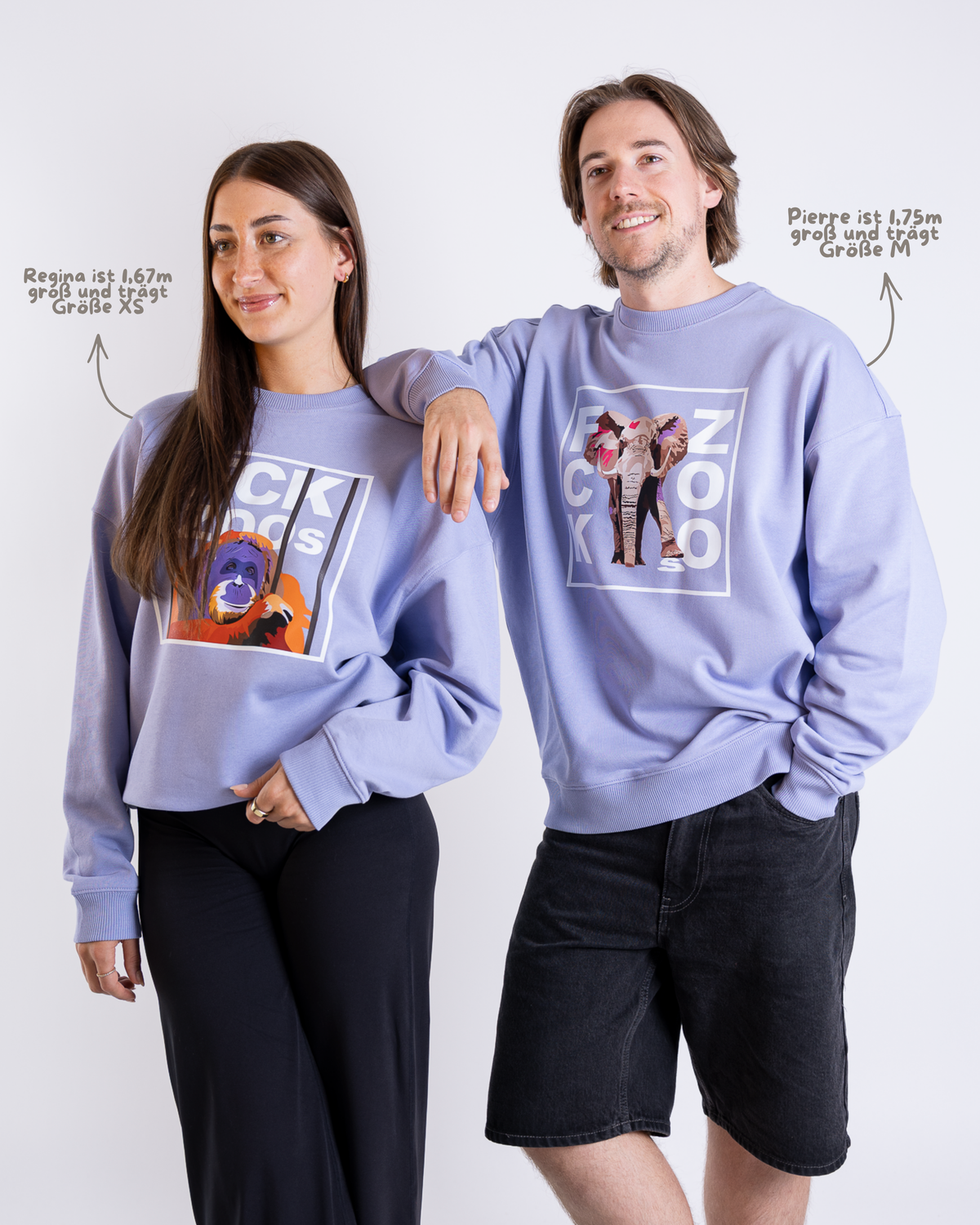 Unisex Oversize Sweatshirt "FCK Zoos"