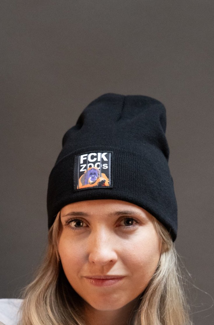 Beanie "FCK ZOOs" Orang-Utan