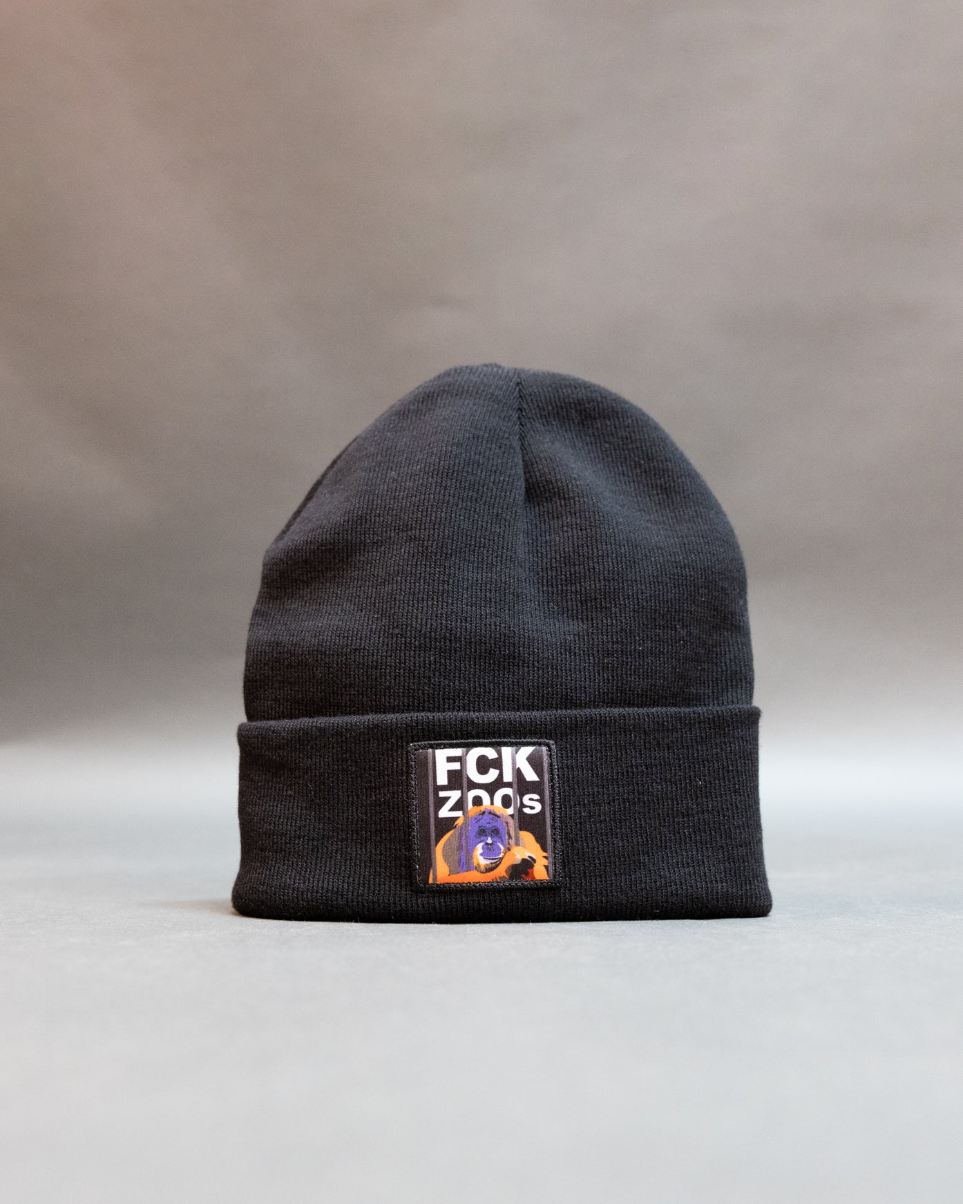 Beanie "FCK ZOOs" Orang-Utan