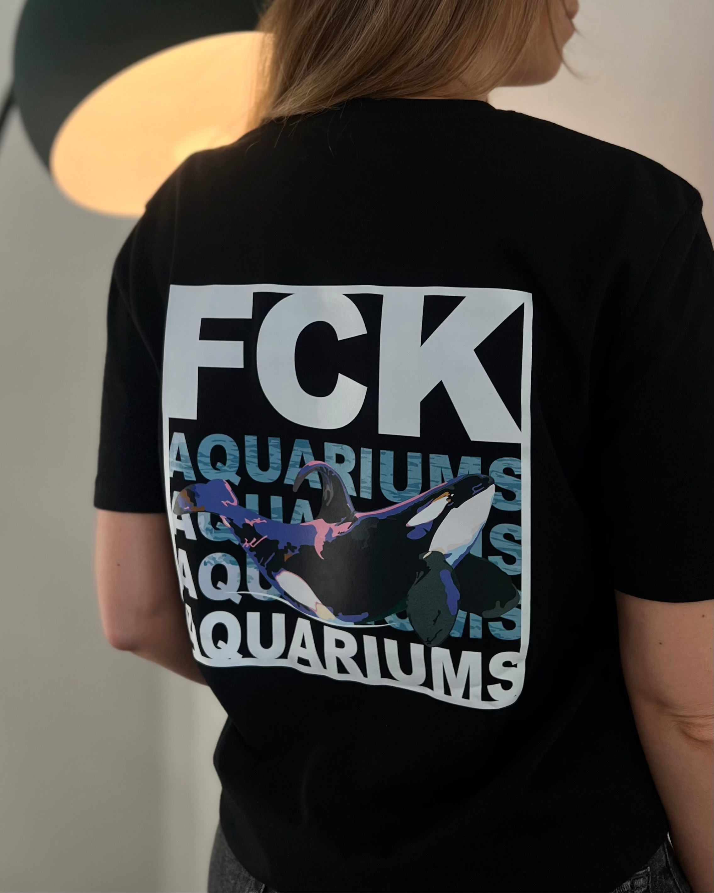 T-Shirt "FCK AQUARIUMs" Orca