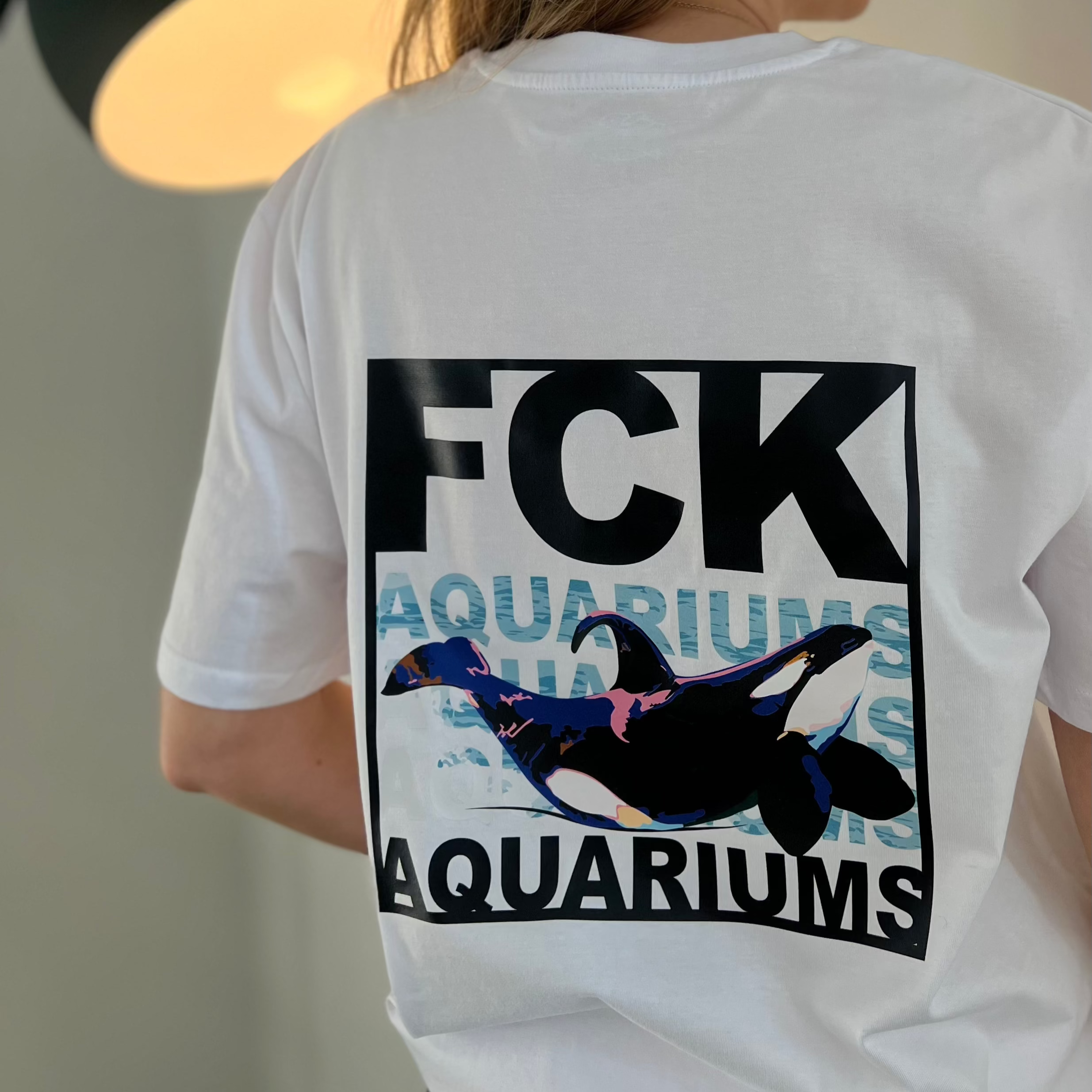 T-Shirt "FCK AQUARIUMs" Orca