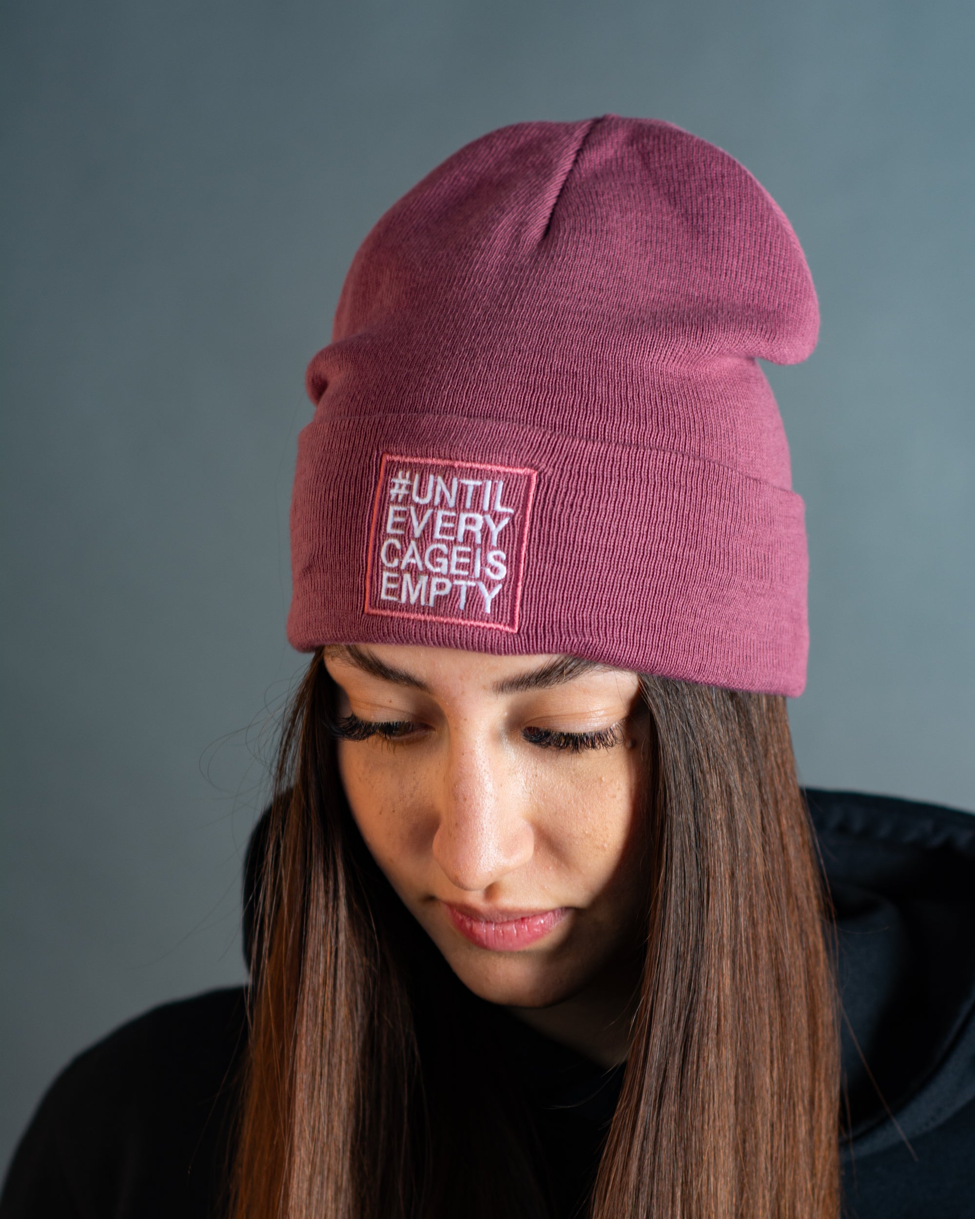 Beanie "#UNTILEVERYCAGEISEMPTY" classic