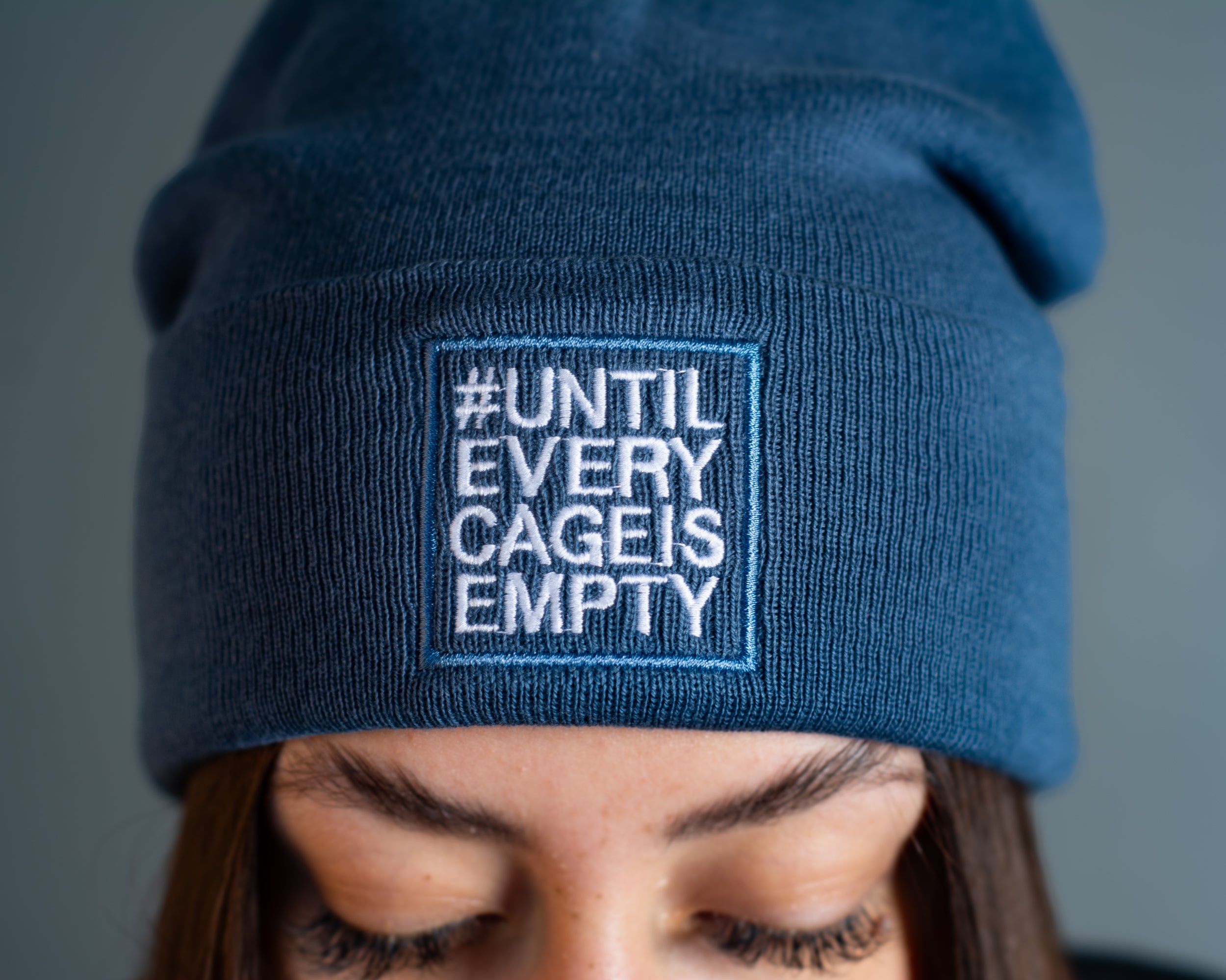 Beanie "#UNTILEVERYCAGEISEMPTY" classic