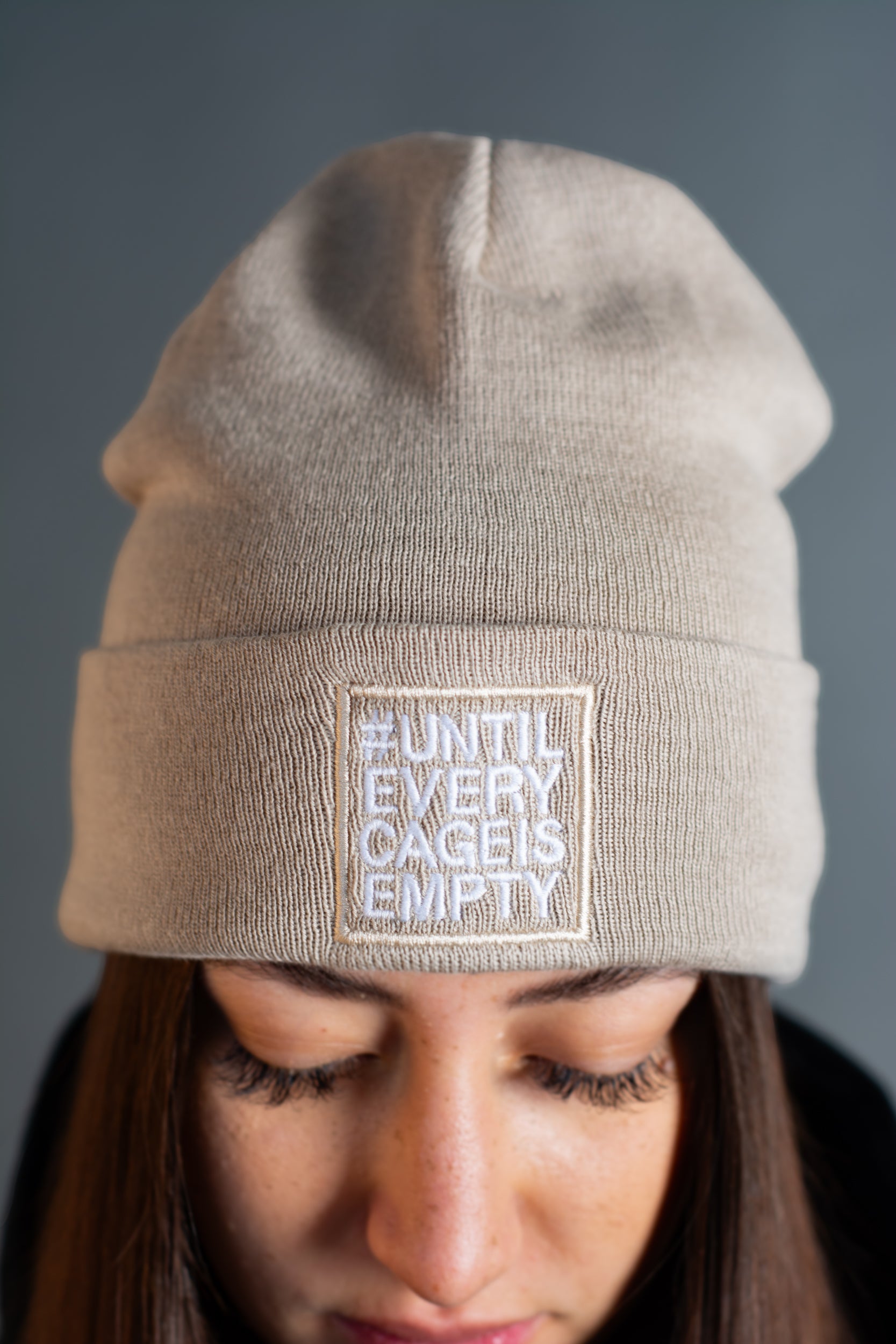 Beanie "#UNTILEVERYCAGEISEMPTY" classic
