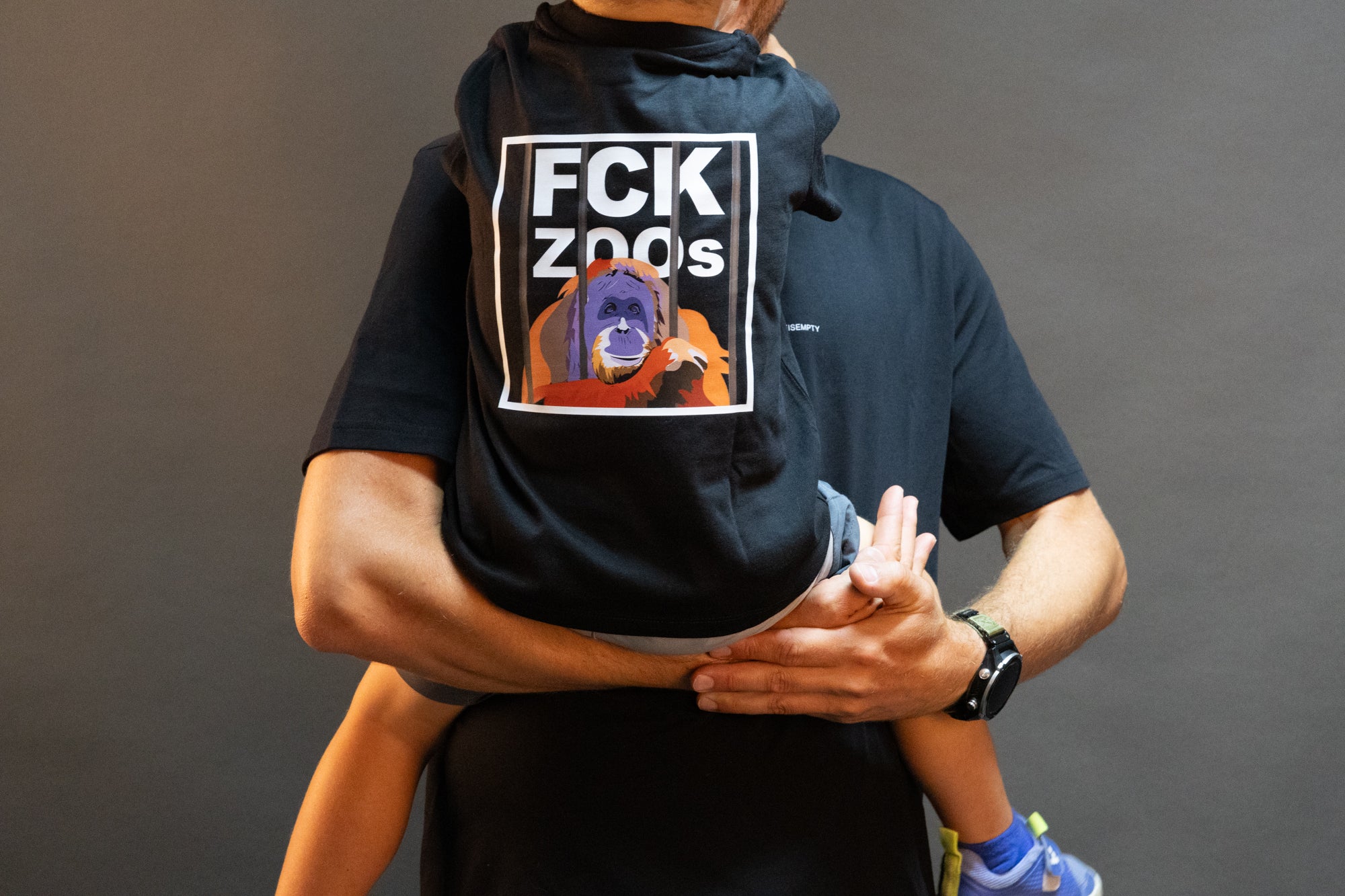 Kinder T-Shirt "FCK ZOOs" Orang-Utan