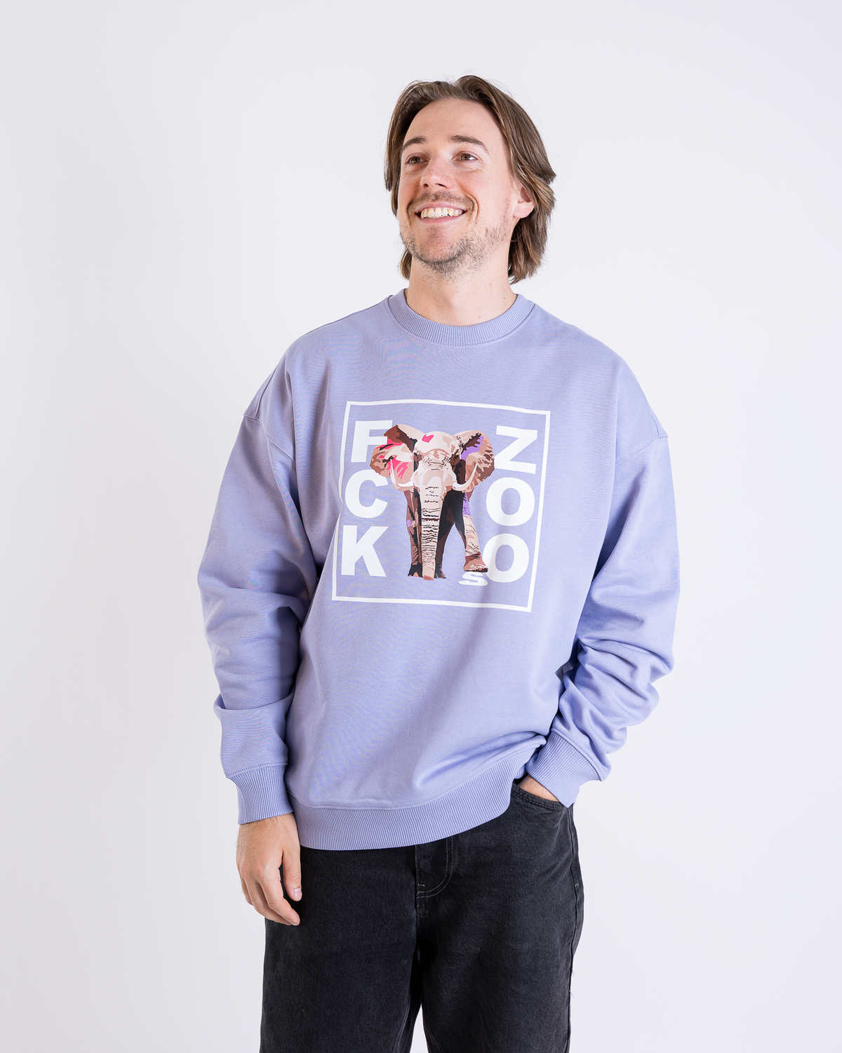 Unisex Oversize Sweatshirt "FCK Zoos"