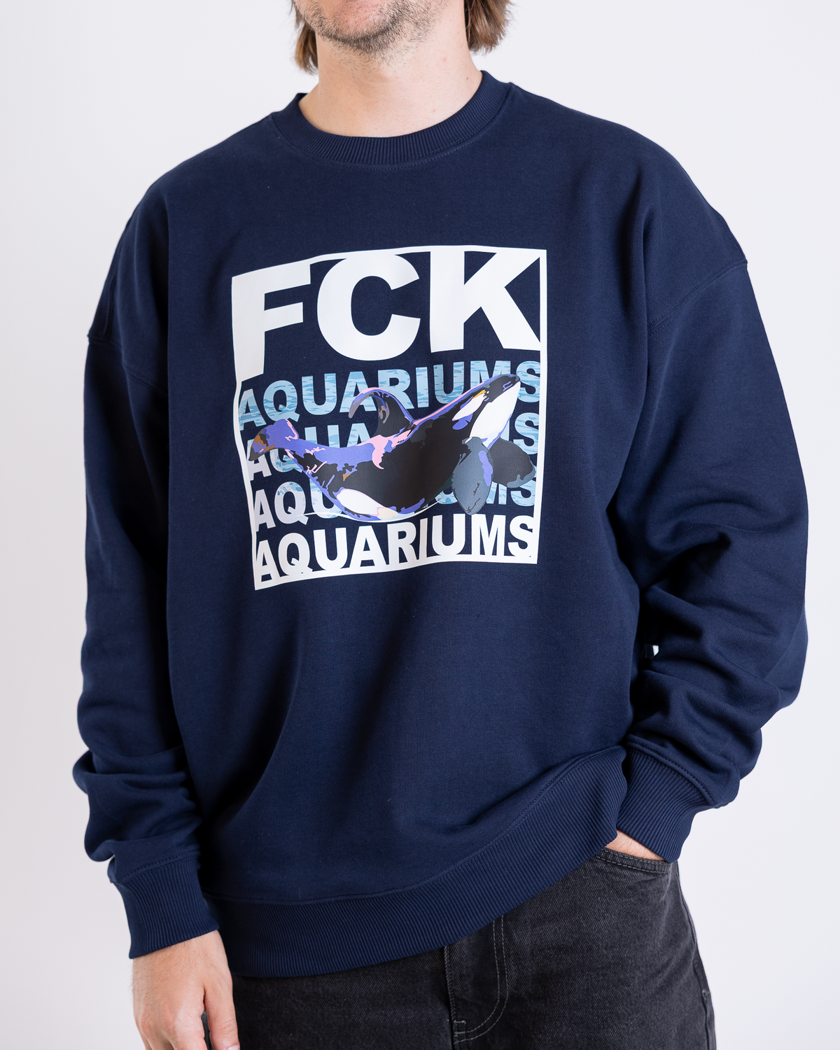 Unisex Oversize Sweatshirt "FCK Aquariums"
