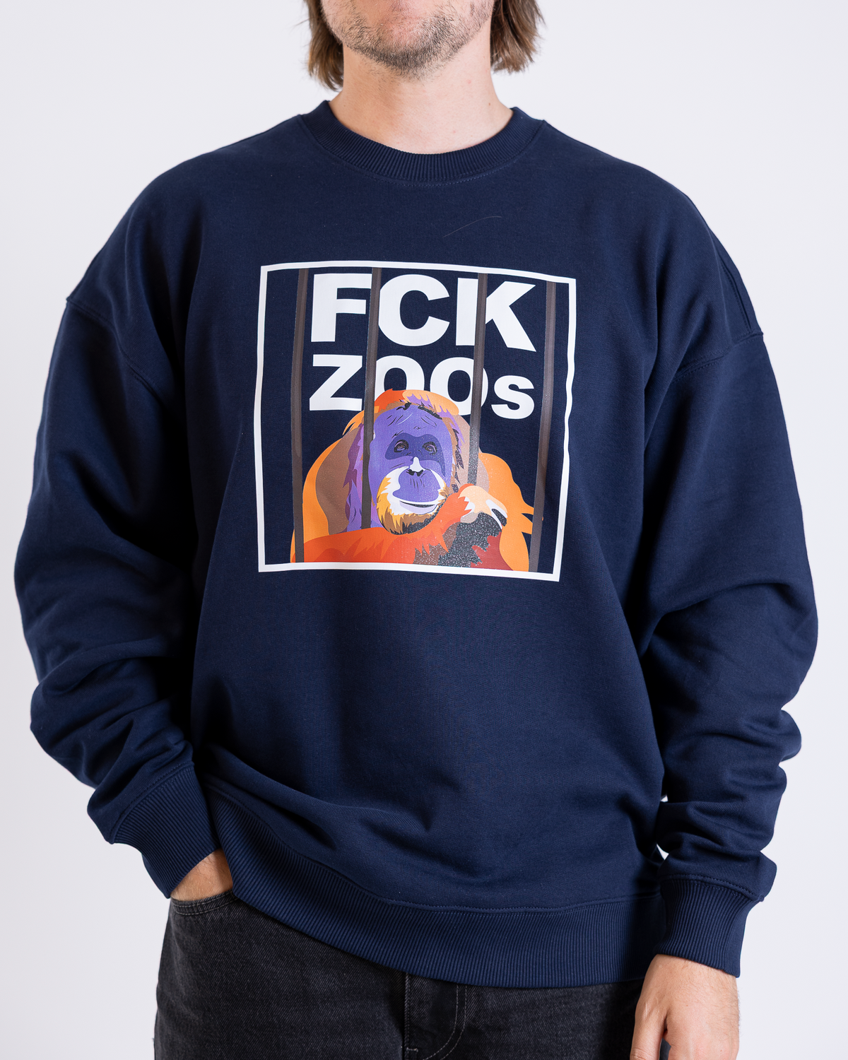 Unisex Oversize Sweatshirt "FCK Zoos"