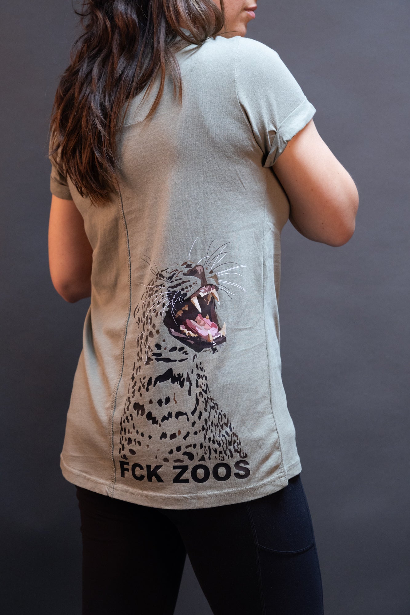 T-Shirt Jaguar "FCK ZOOs" roundneck Women