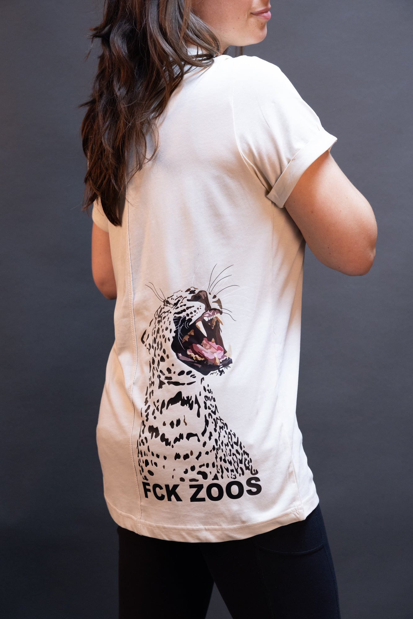 T-Shirt Jaguar "FCK ZOOs" roundneck Women