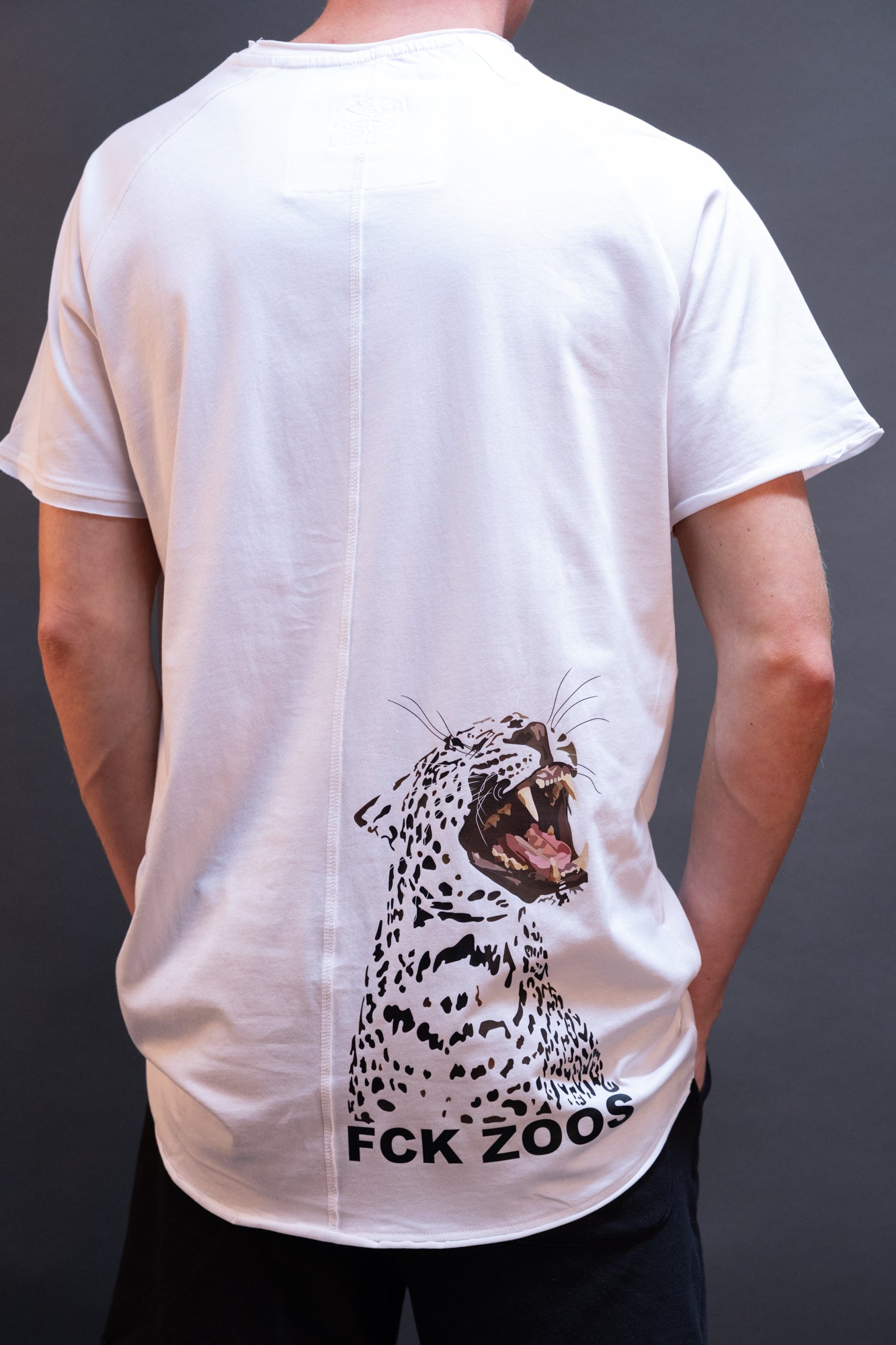 T-Shirt roundneck Men "FCK ZOOs" Jaguar