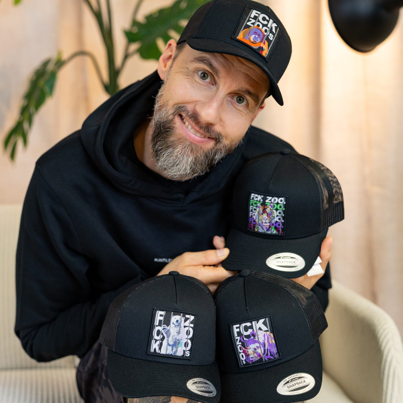 Onesize Mesh Cap "FCK ZOOs"