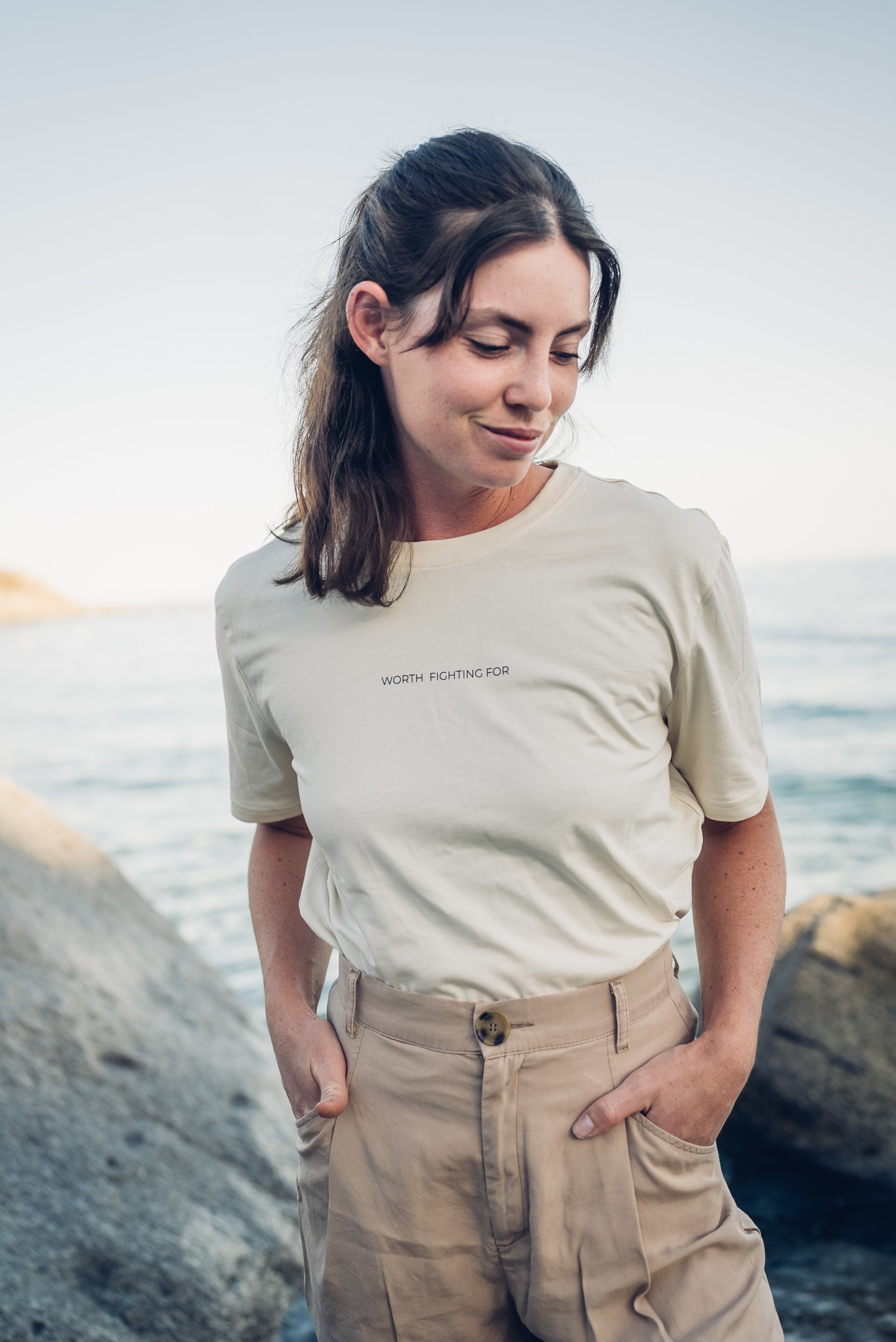 Unisex FREEDOM Shirt roundneck undyed