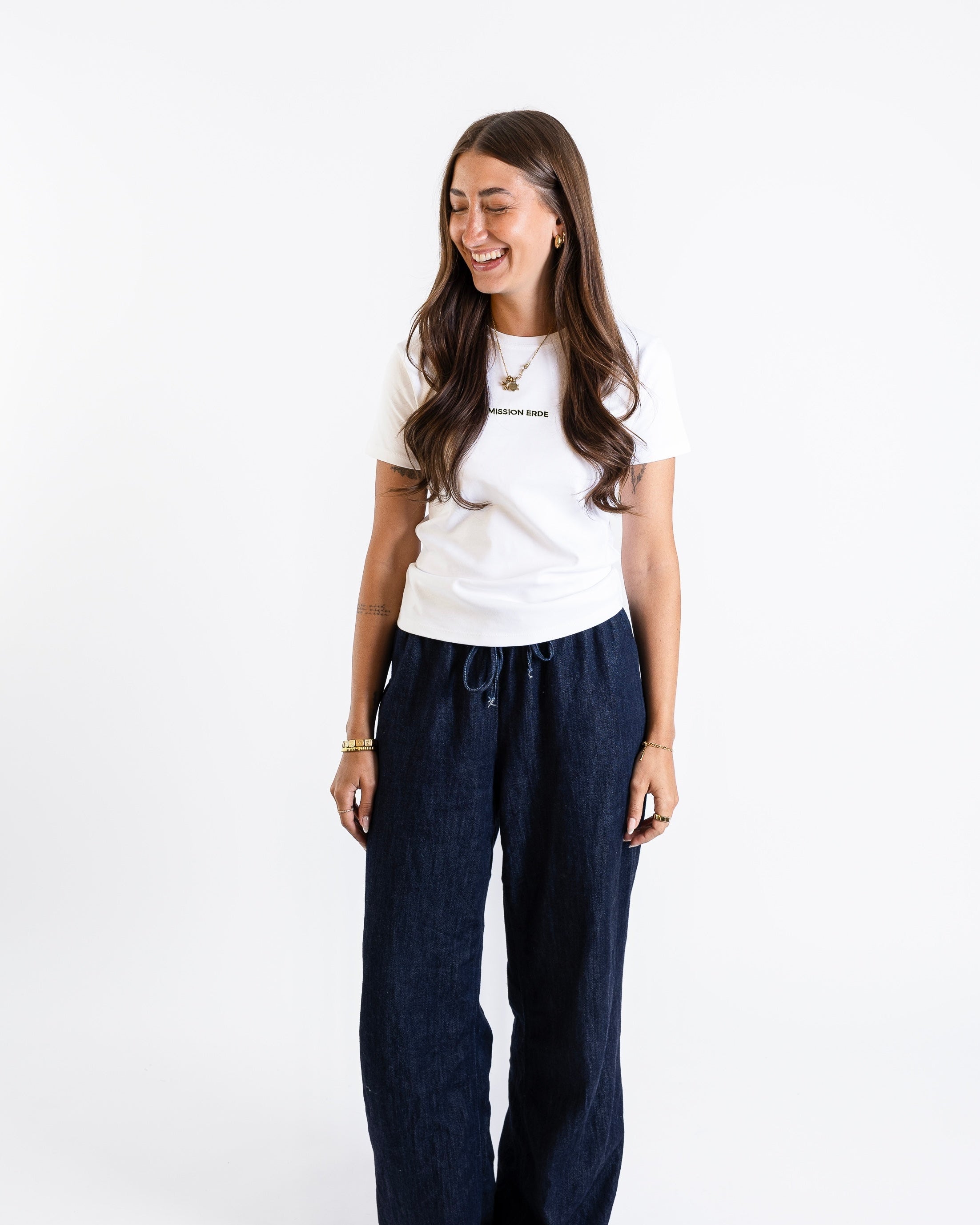 Basic T-Shirt Women "Mission Erde" Stick