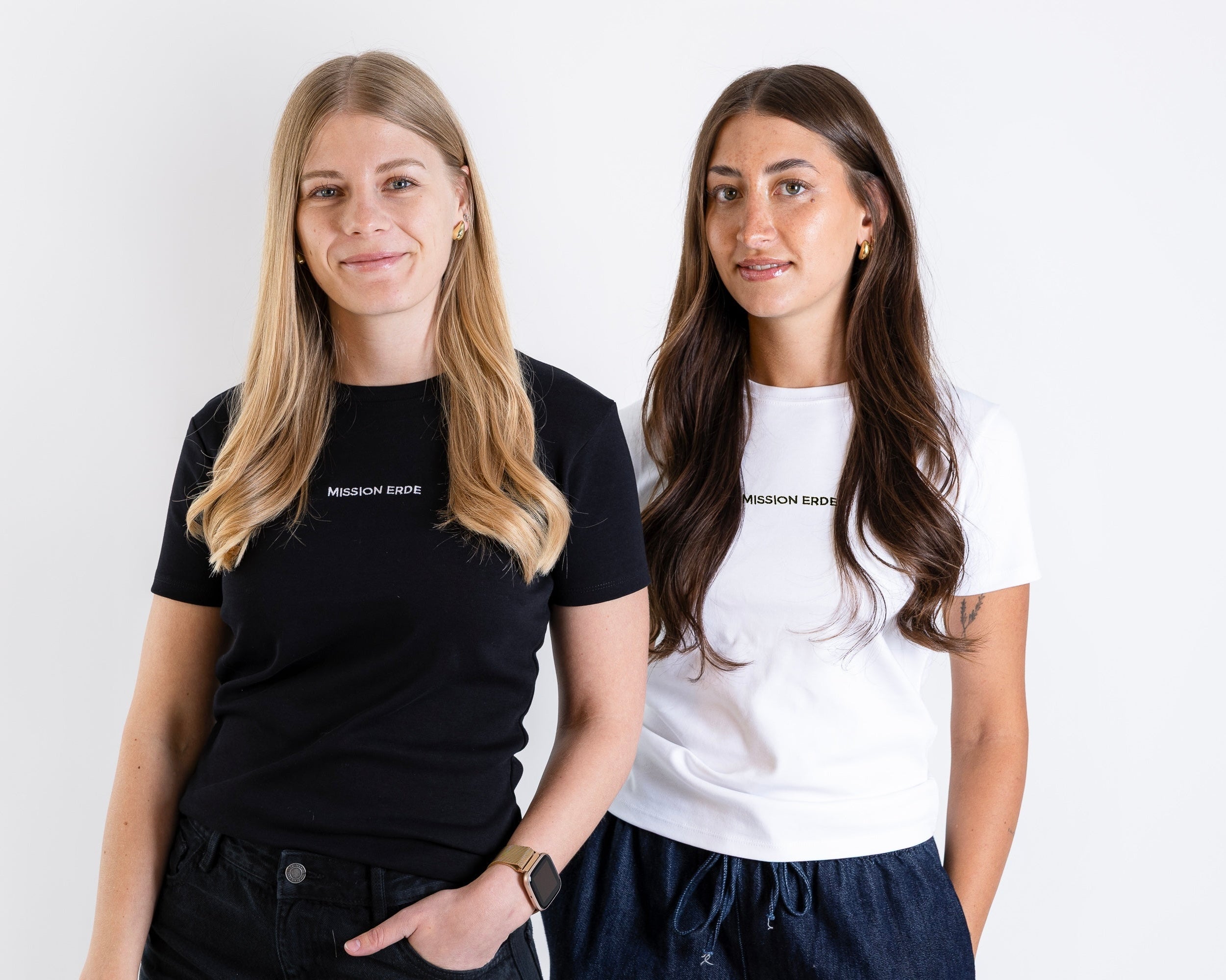 Basic T-Shirt Women "Mission Erde" Stick