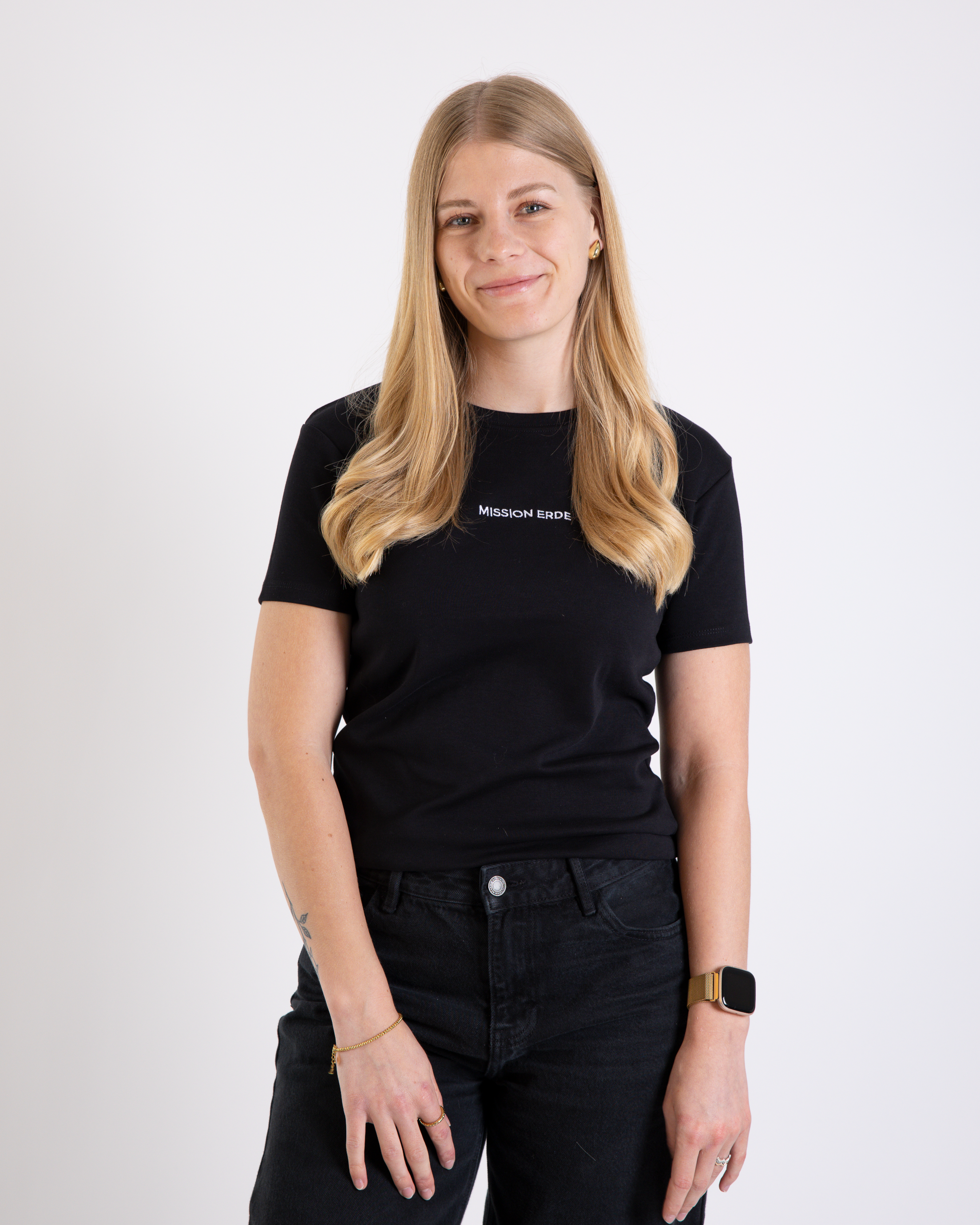 Basic T-Shirt Women "Mission Erde" Stick