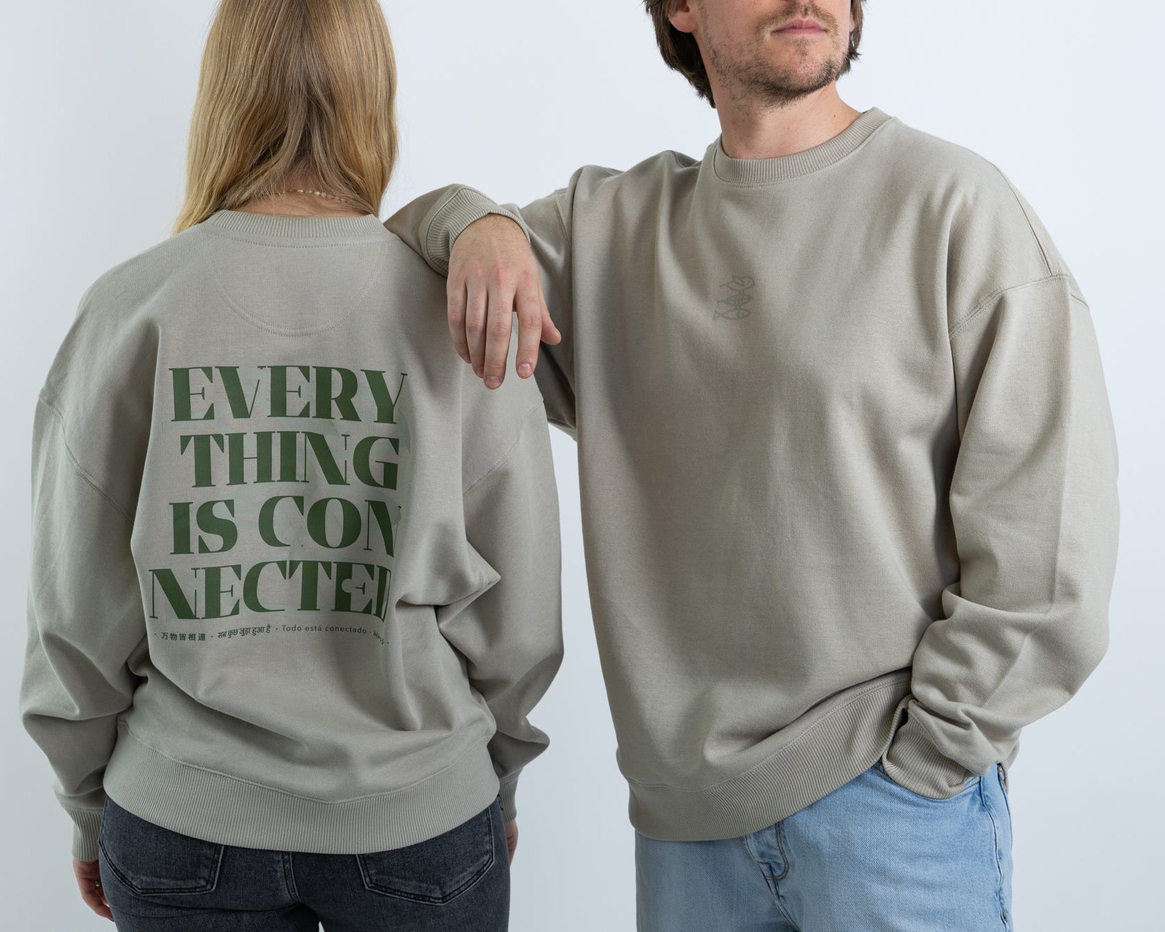 Unisex Sweatshirt "Everything is connected x Mission Erde"