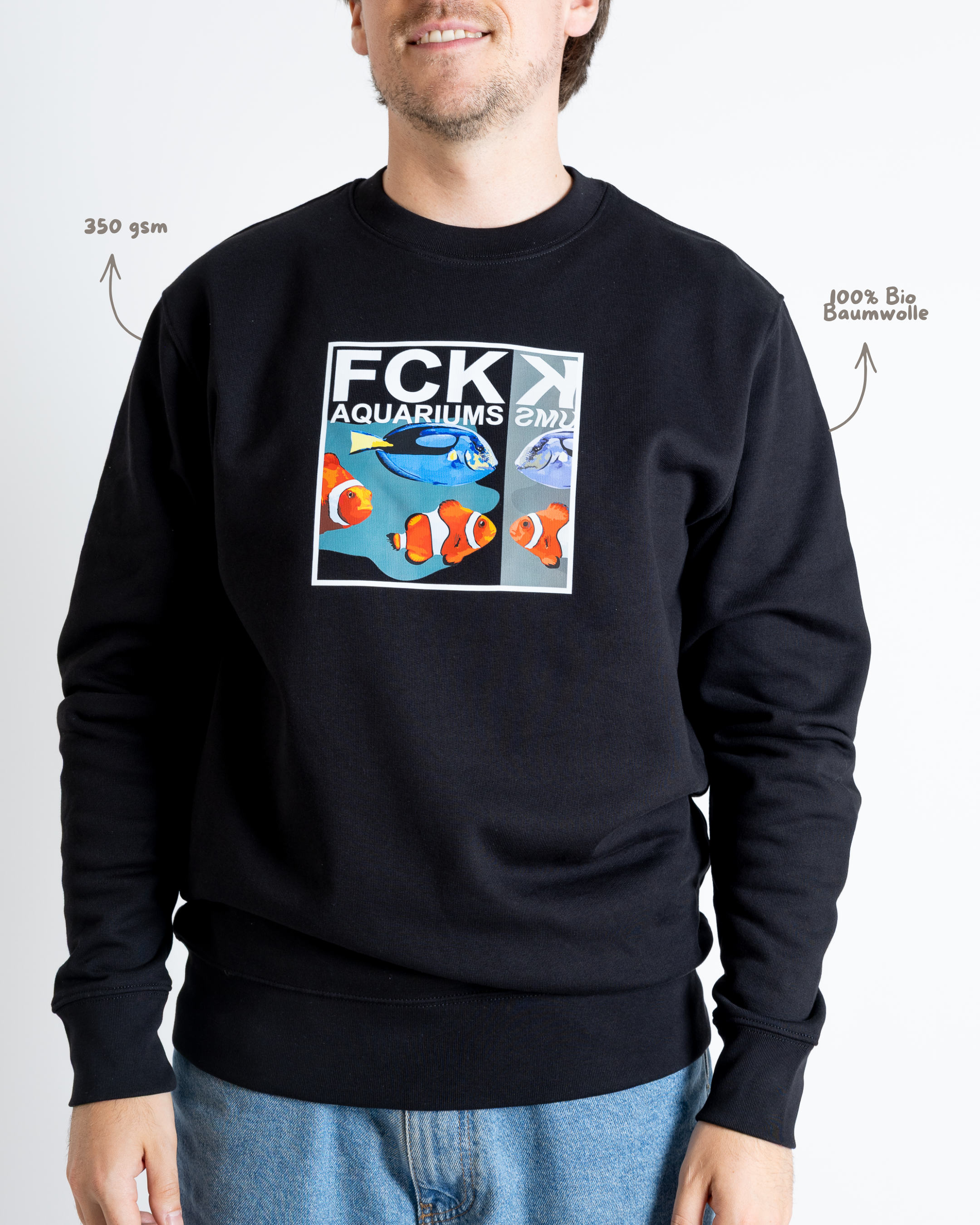 Unisex Sweatshirt "FCK AQUARIUMs" Nemo
