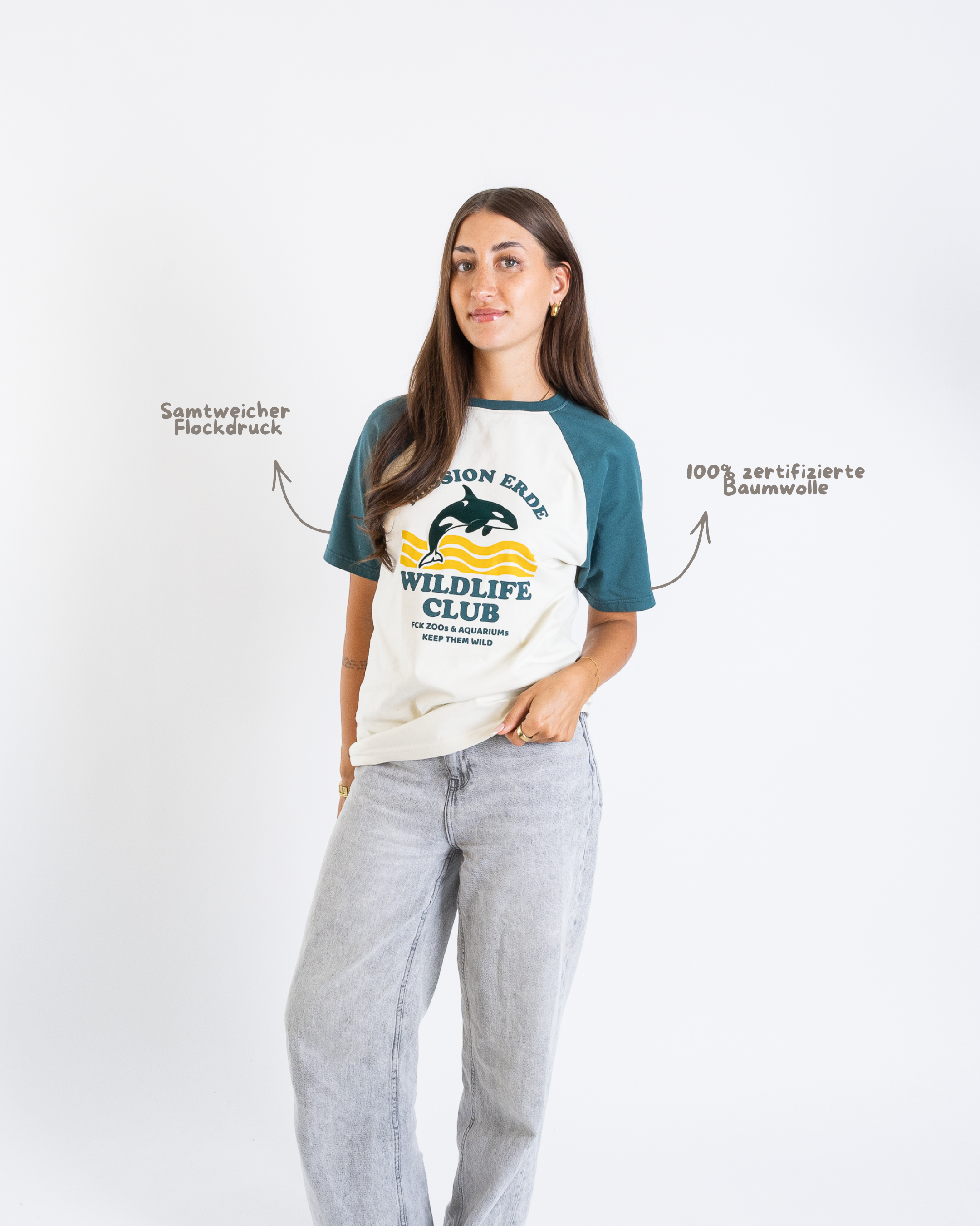 Raglan T-Shirt "Wildlife Club"