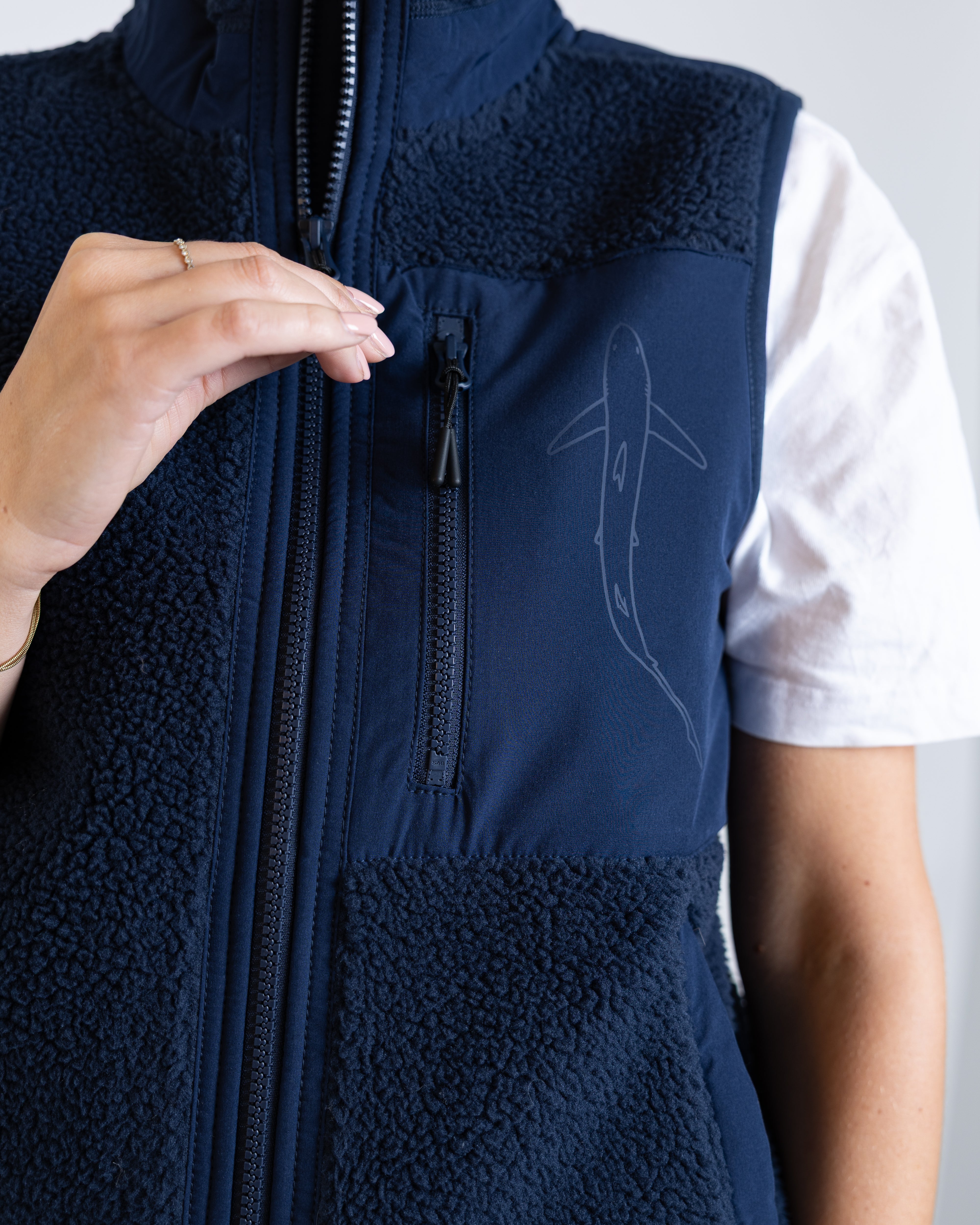 Sherpaweste "Mission Blauhai"