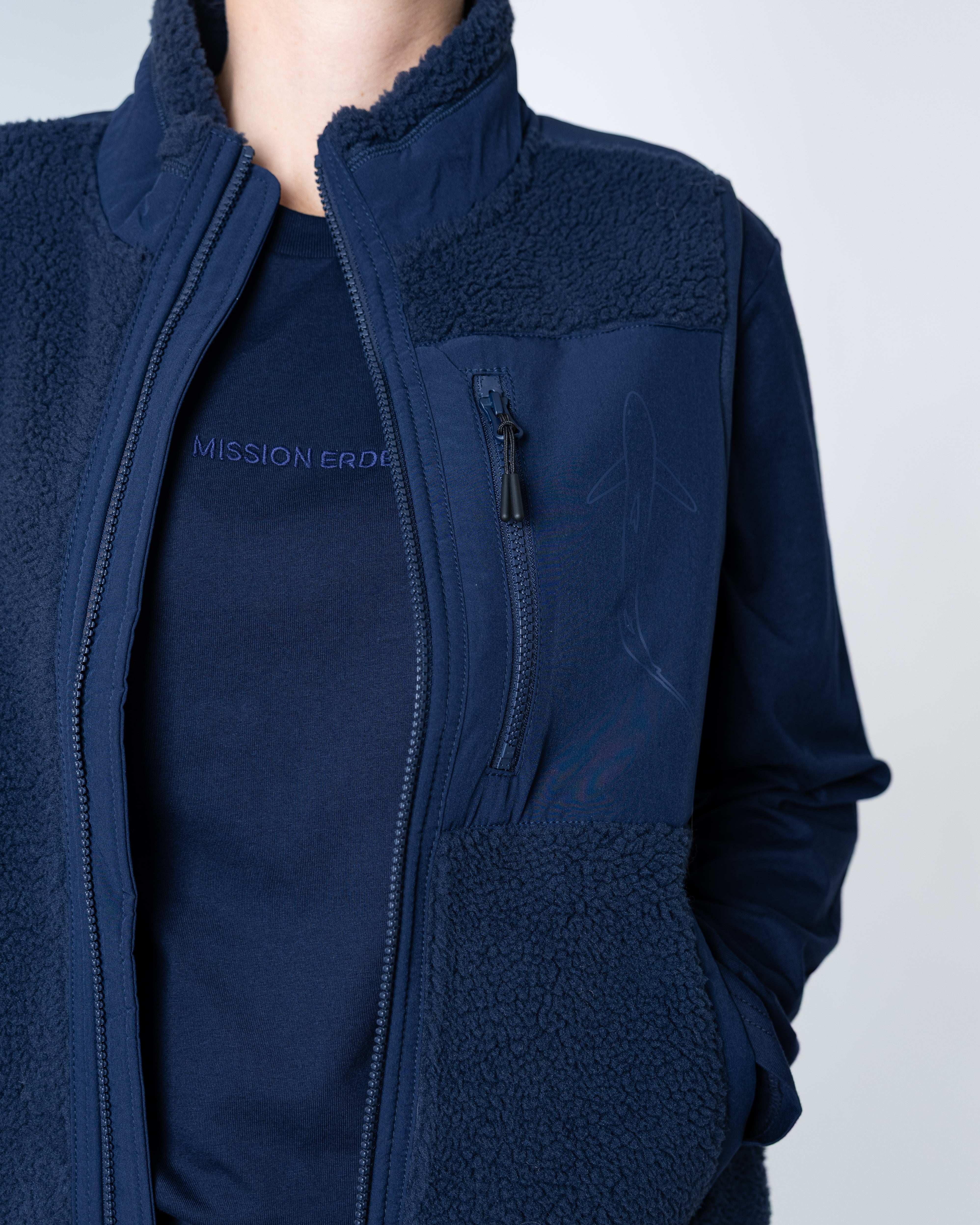 Sherpaweste "Mission Blauhai"