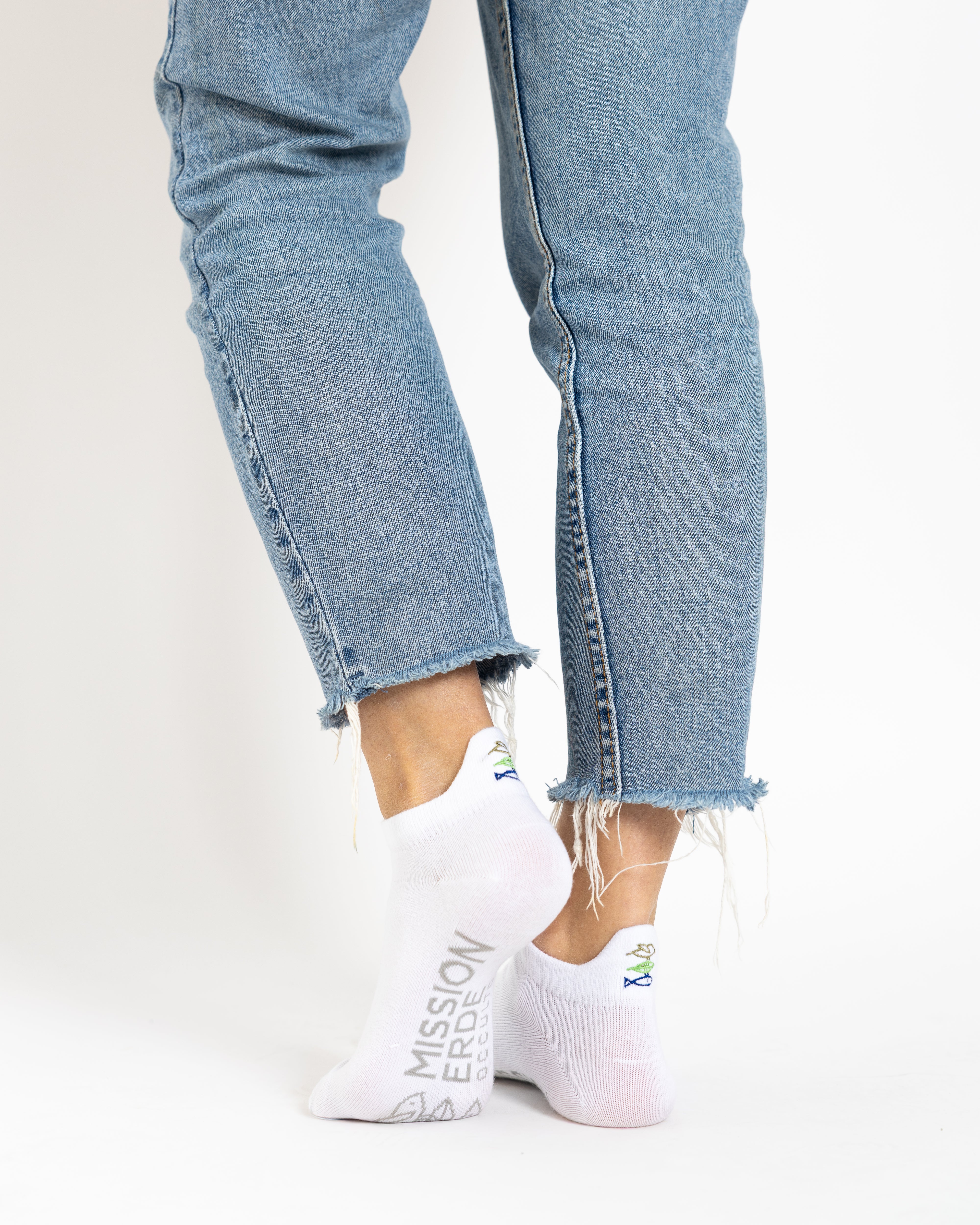 Sneakersocken "Mission Erde Logo" 3er-Pack Stick
