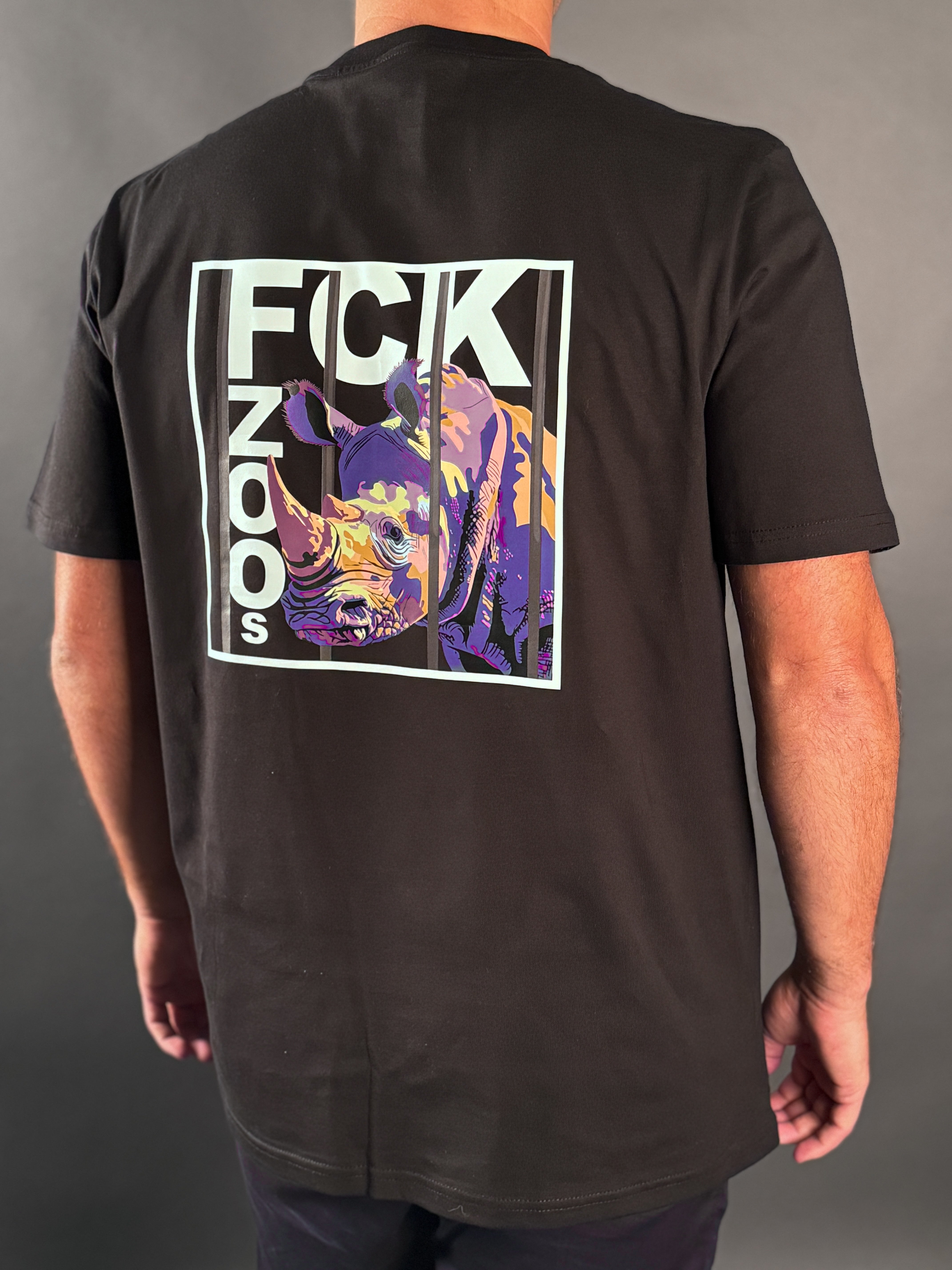 T-Shirt "FCK ZOOs" Nashorn