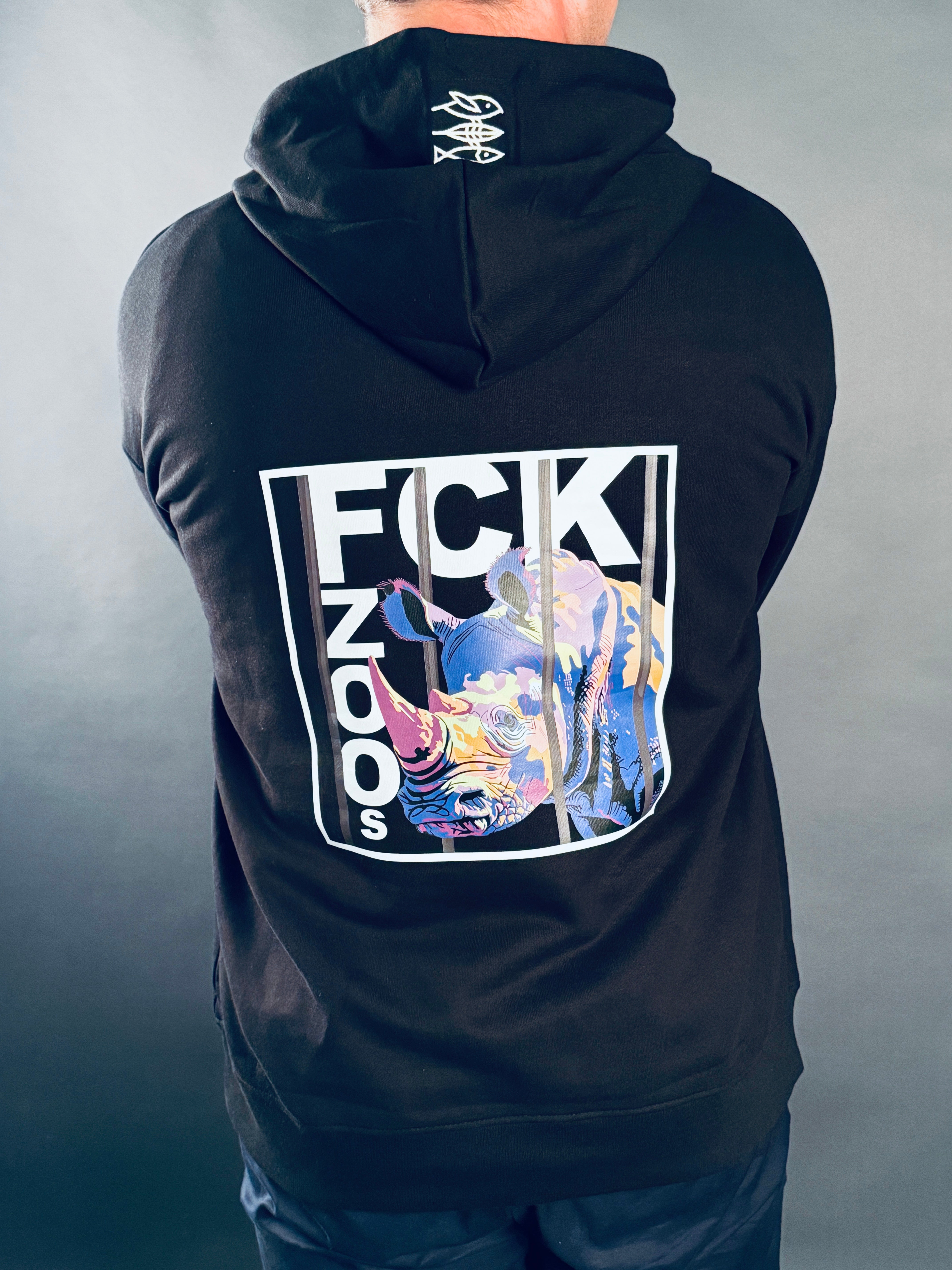 Hoodie "FCK ZOOs" Nashorn