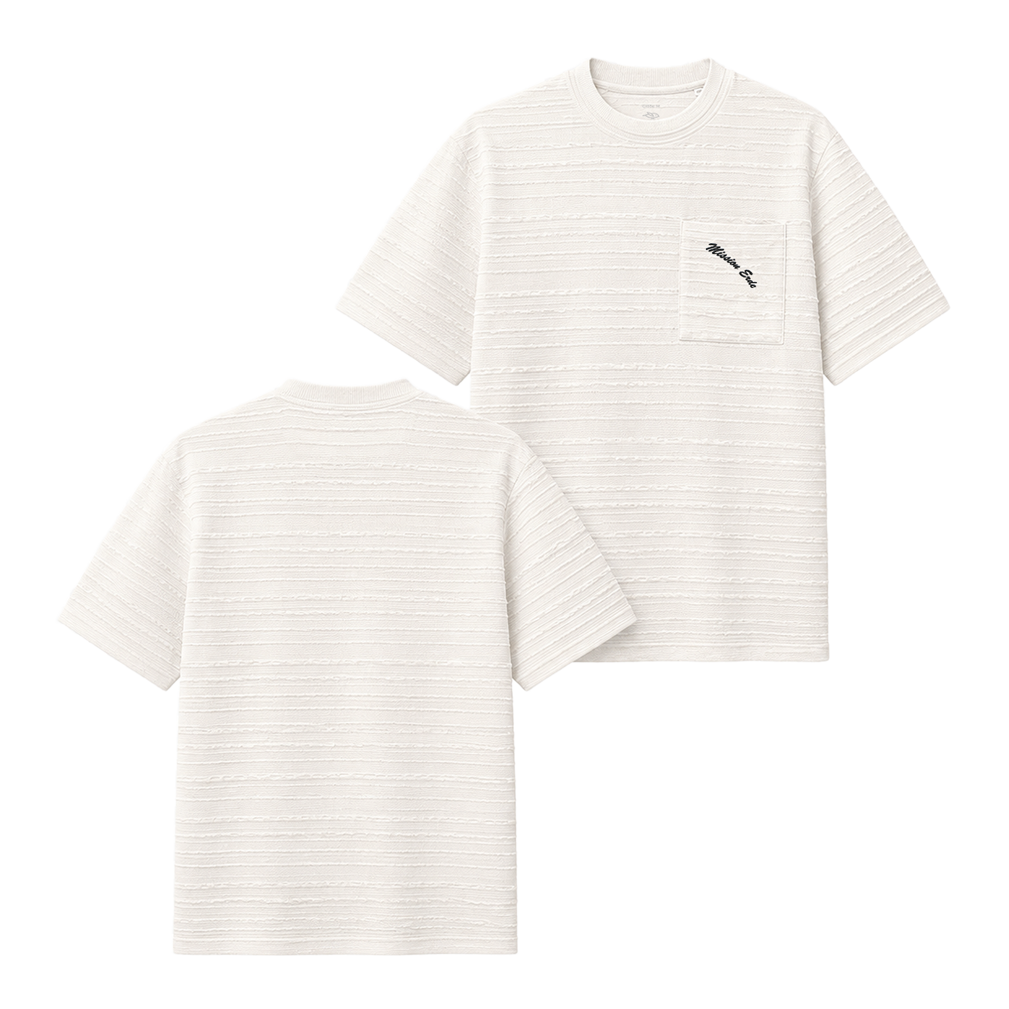 Unisex T-Shirt "Mission Erde" mit aufgesetzter Brusttasche