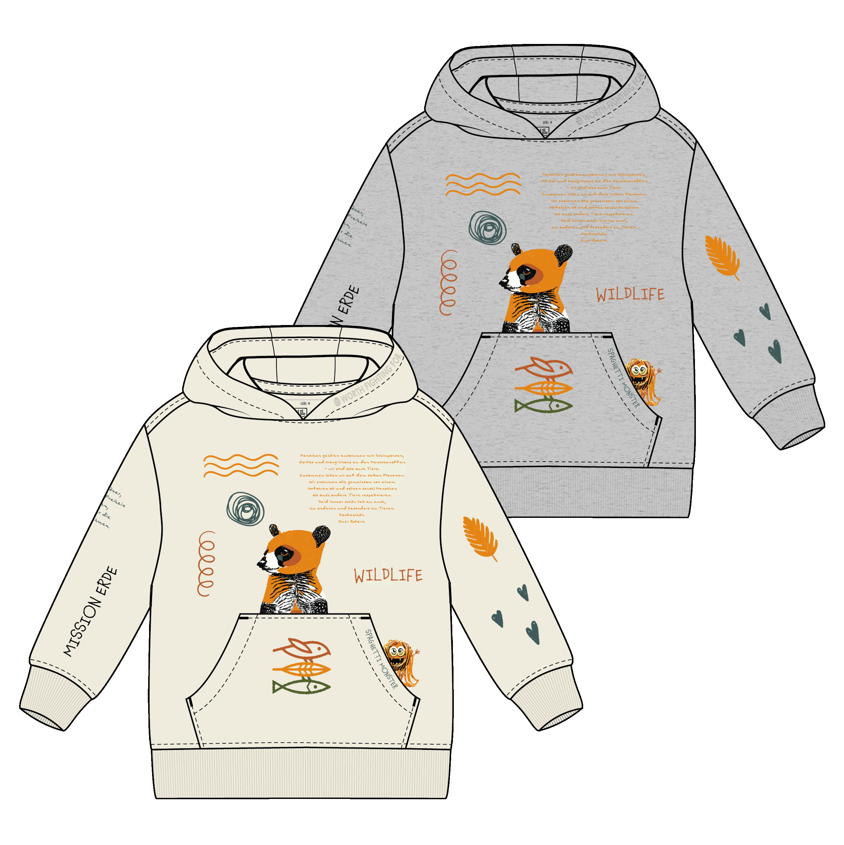Kinder Hoodie "WILDLIFE"