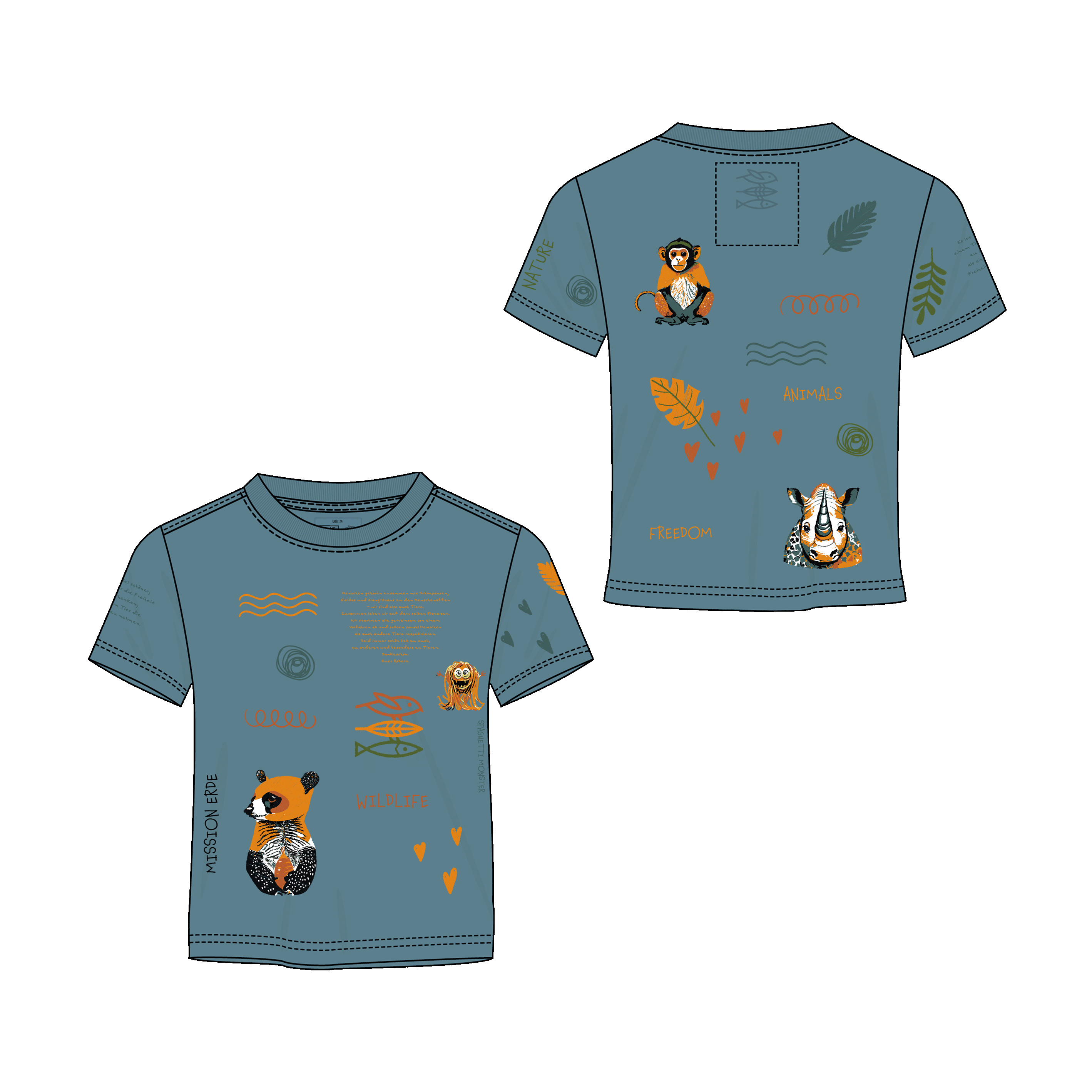 Kinder T-Shirt "WILDLIFE"