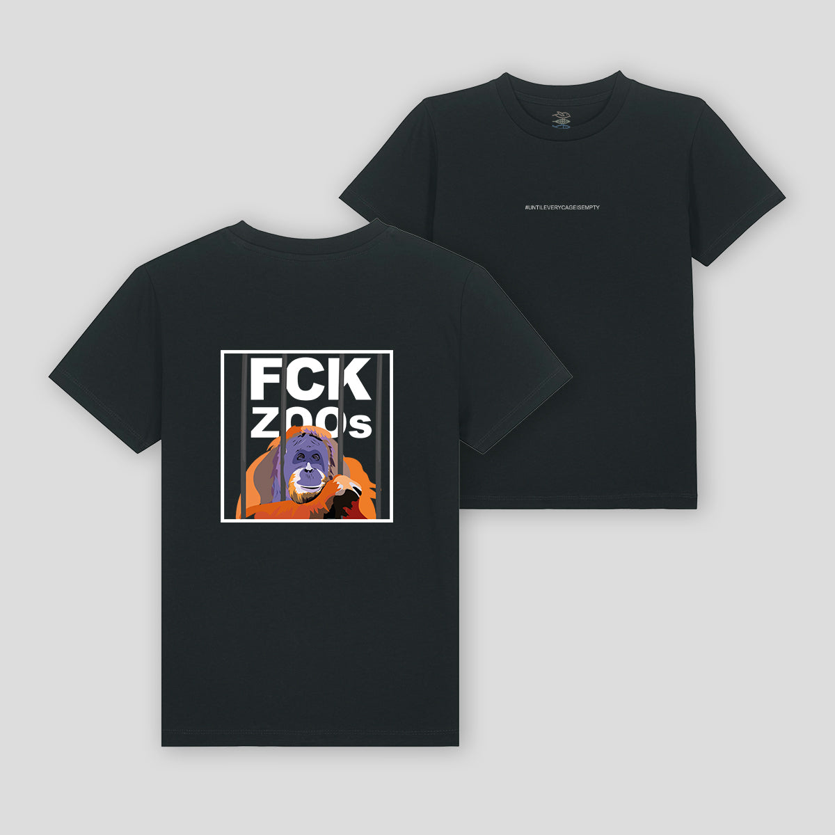 Kinder T-Shirt "FCK ZOOs" Orang-Utan