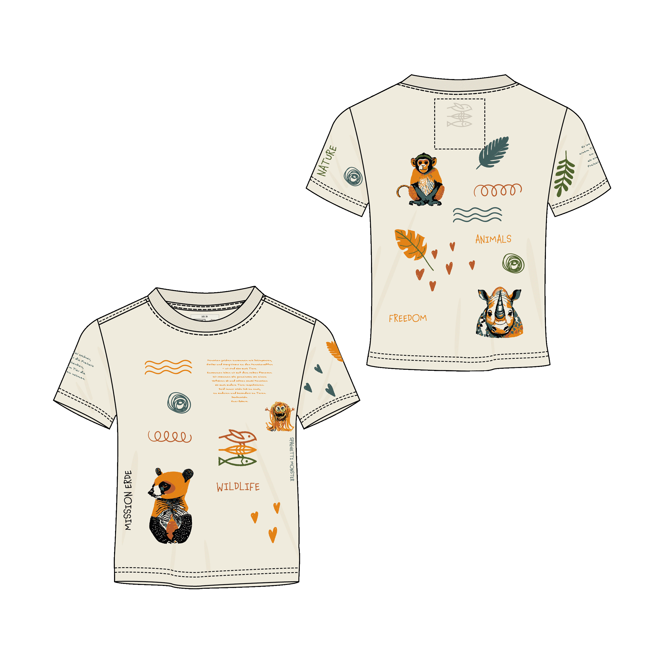 Kinder T-Shirt "WILDLIFE"