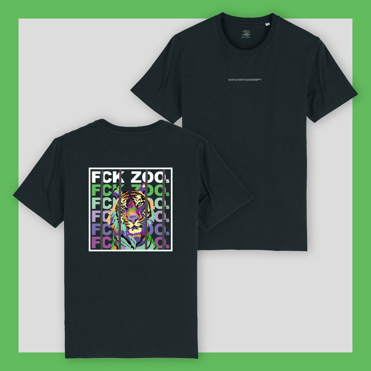 T-Shirt "FCK ZOOs" Tiger