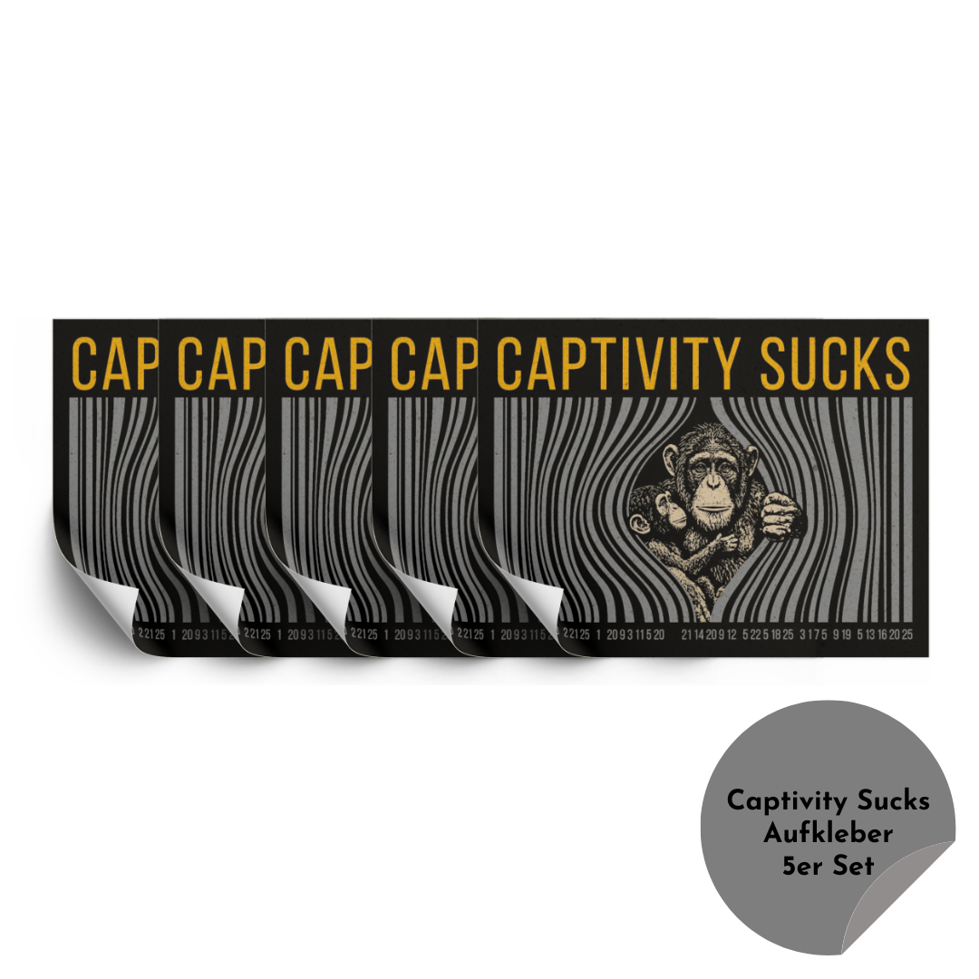 Sticker "Captivity Sucks"