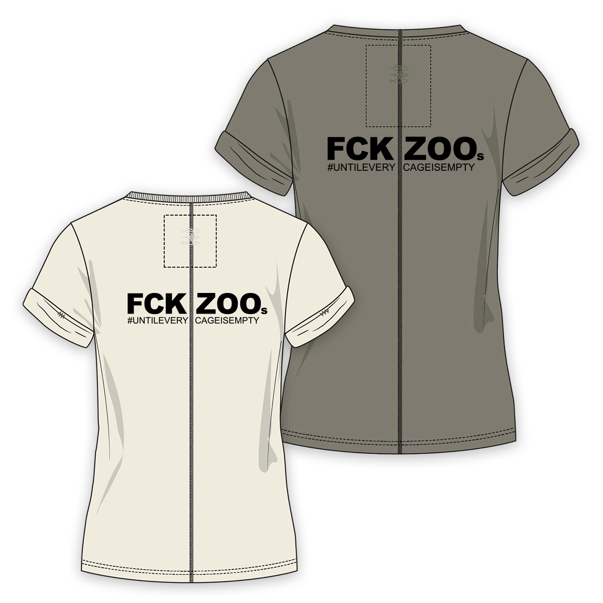 T-Shirt Women "FCK ZOOs"