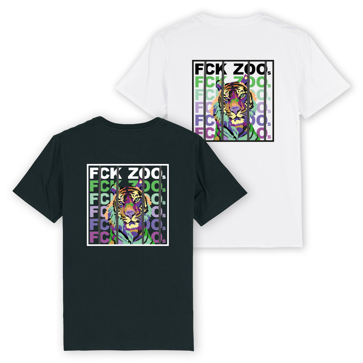 T-Shirt "FCK ZOOs" Tiger
