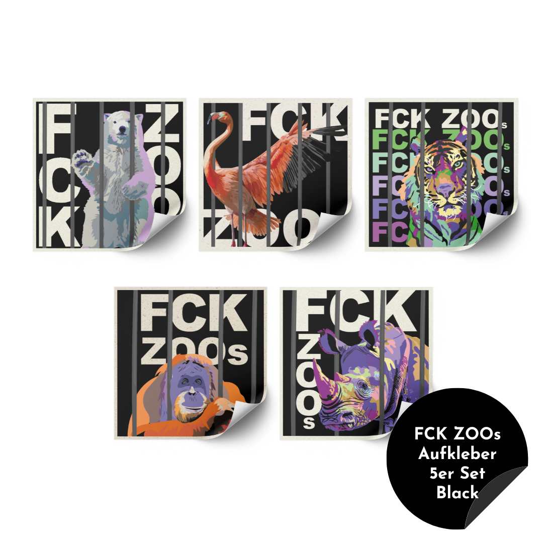 Stickerset "FCK ZOOs" Spezial Edition