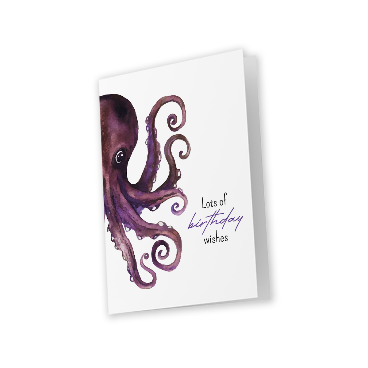 Geburtstagskarte "Oktopus"