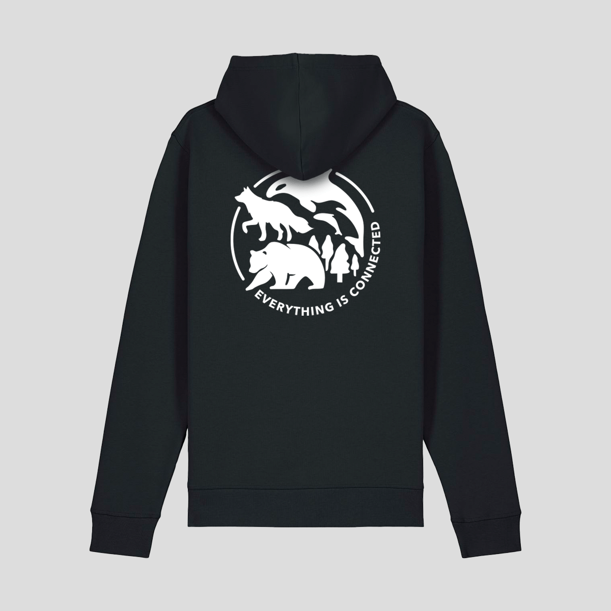 Hoodie "Everything is connected"