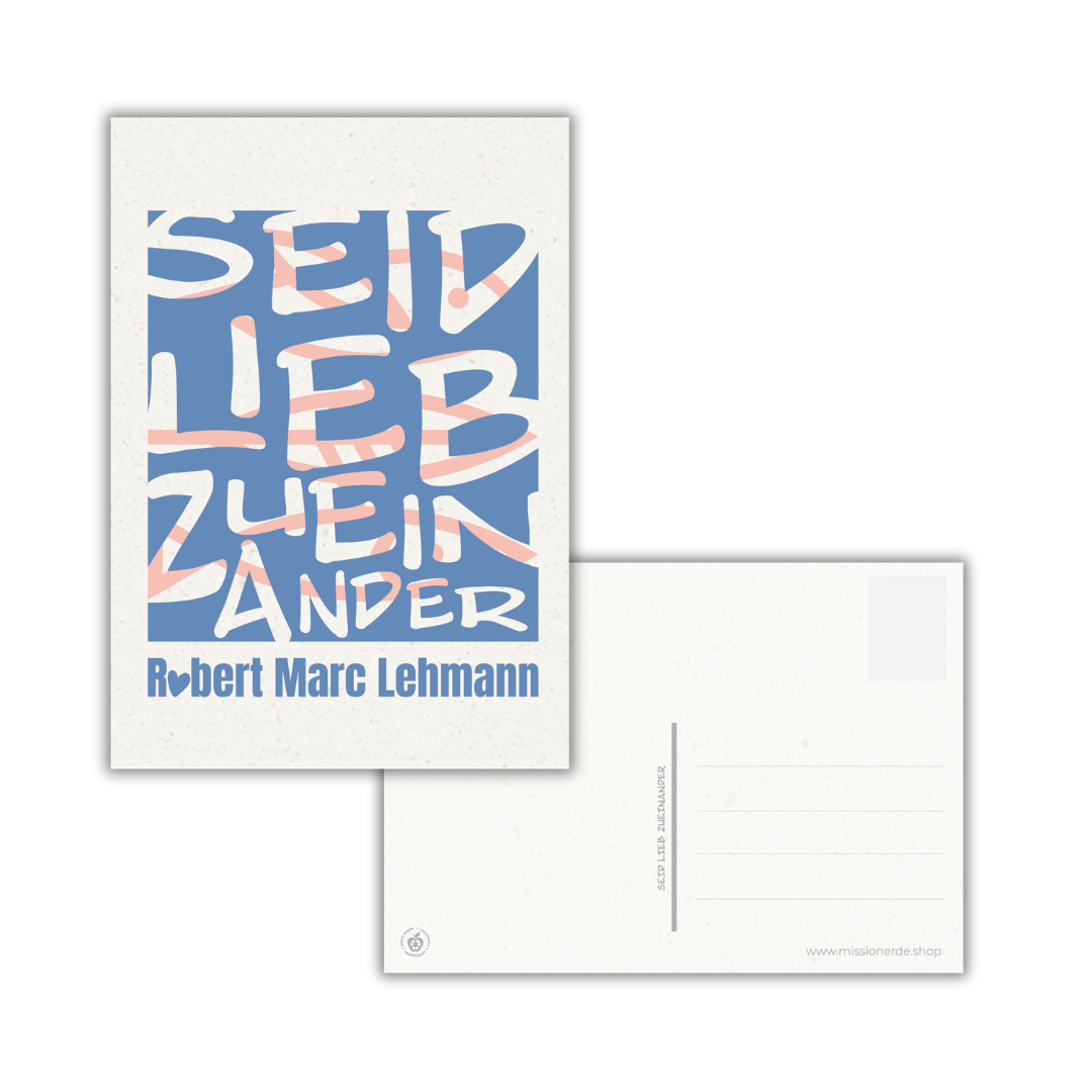 Postkartenset "Seid lieb zueinander"
