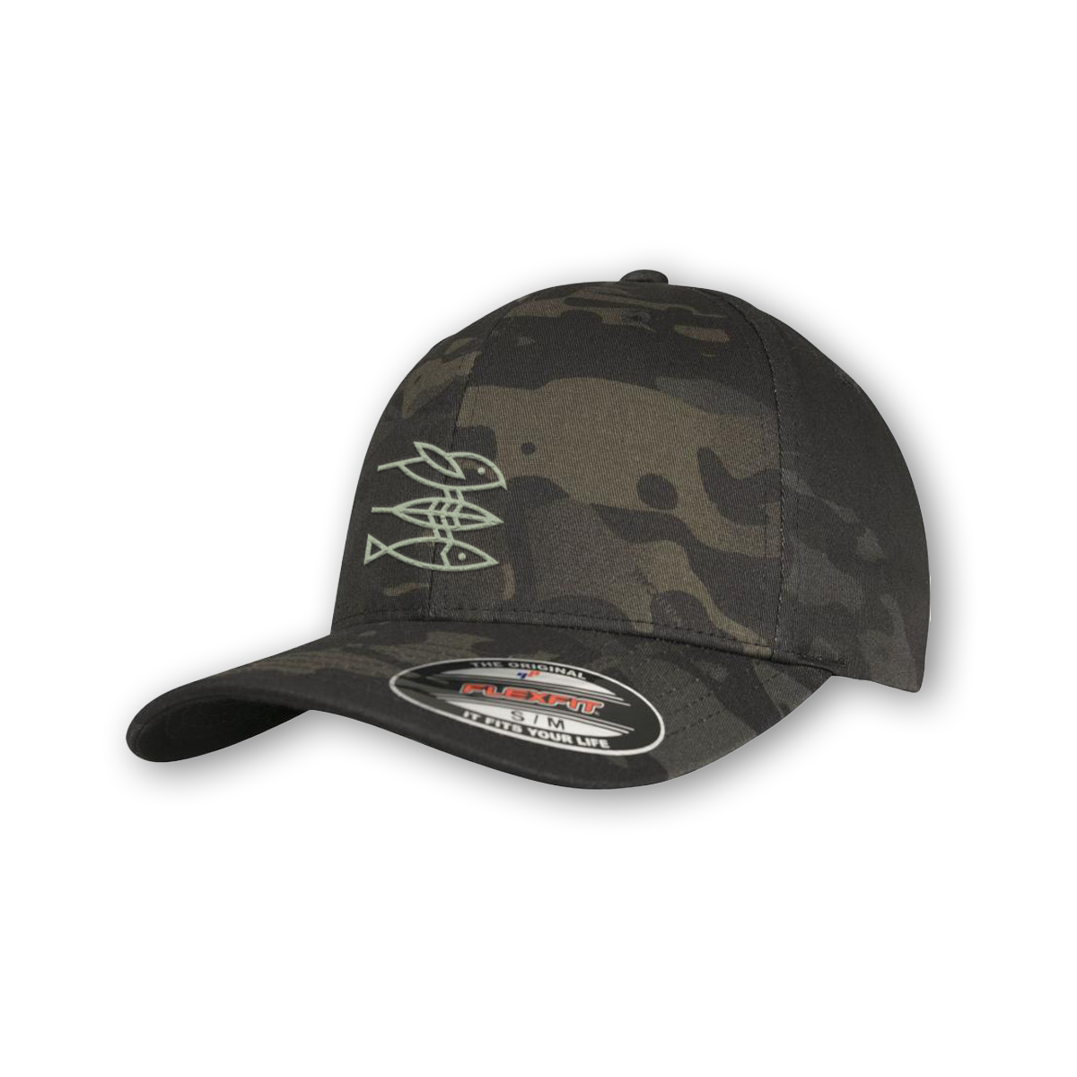 Cap "Mission Erde" Multicam black / sage