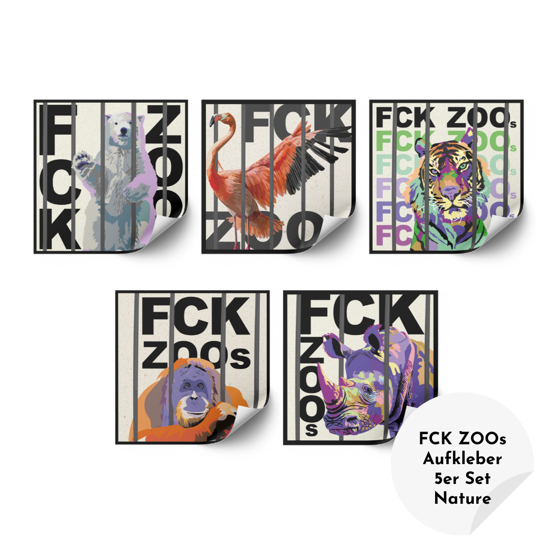 Stickerset "FCK ZOOs" Spezial Edition