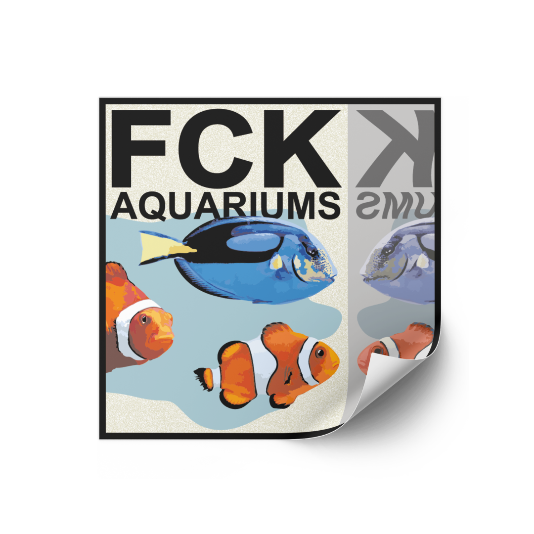 Sticker "FCK AQUARIUMs" Nemo