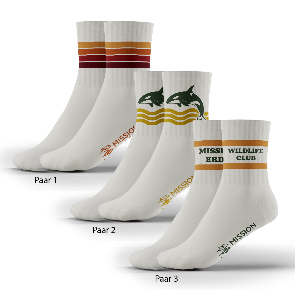 Sportsocken "Wildlife Club" 3er-Pack