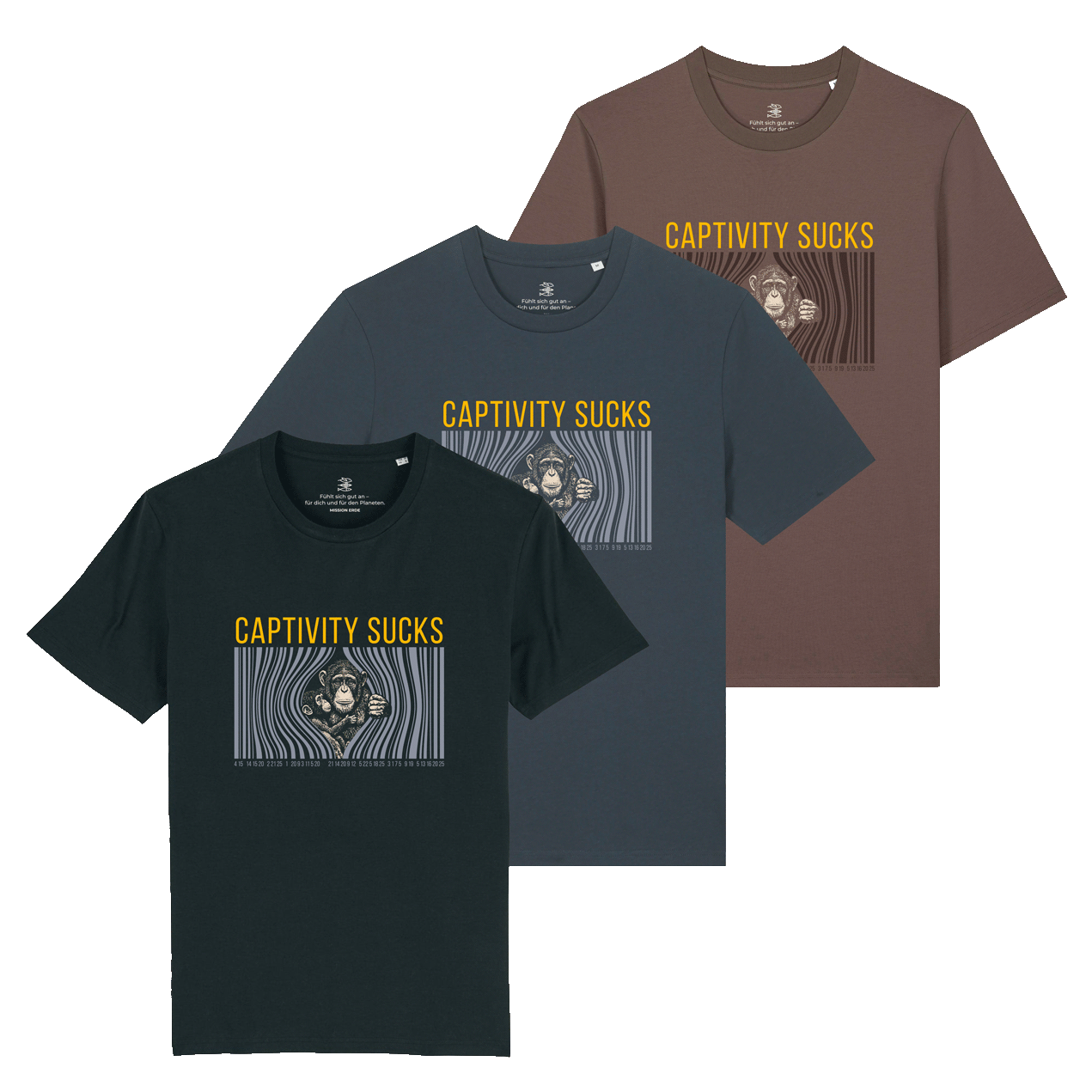 T-Shirt "Captivity sucks"