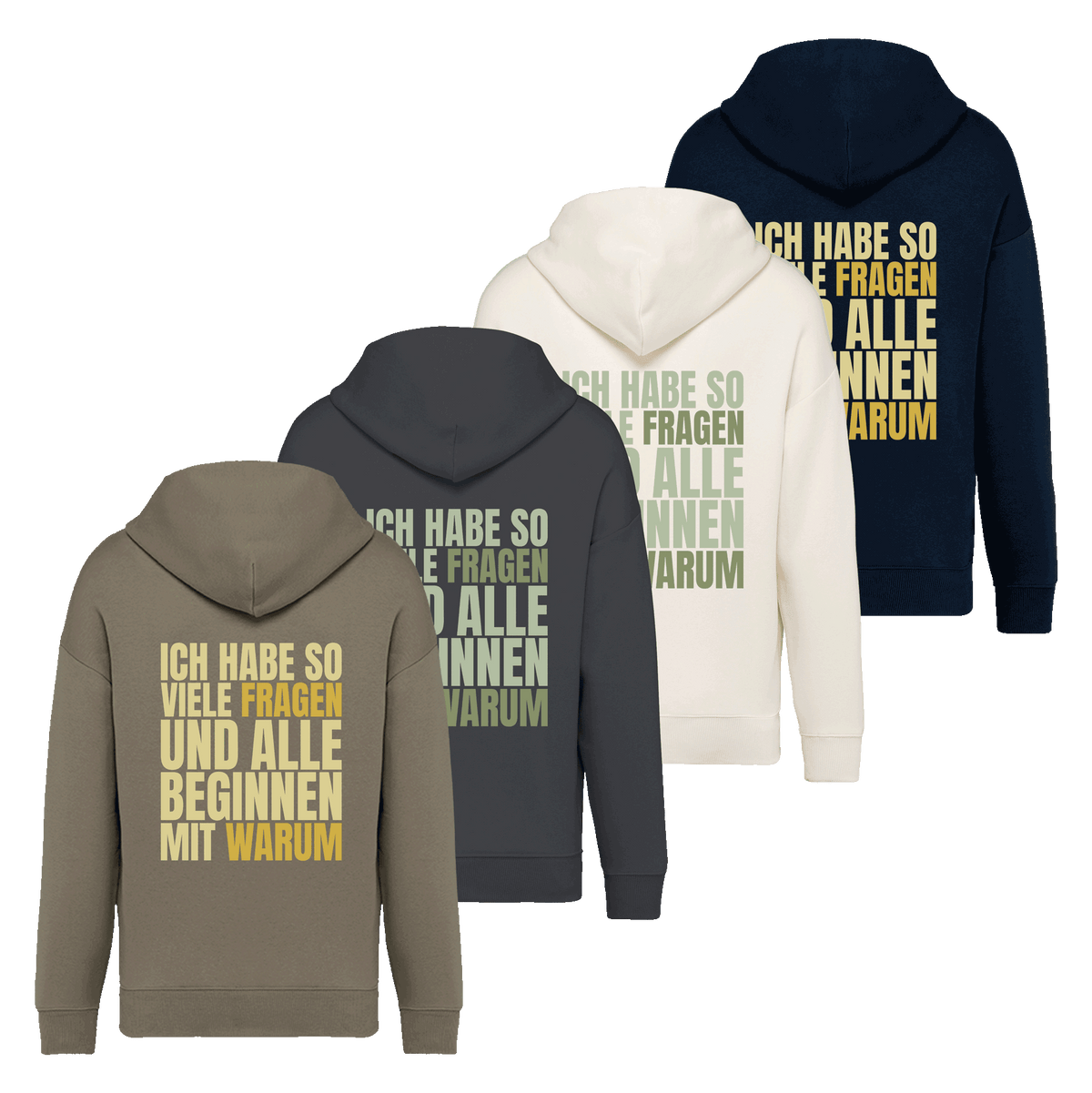 Hoodie "Warum"